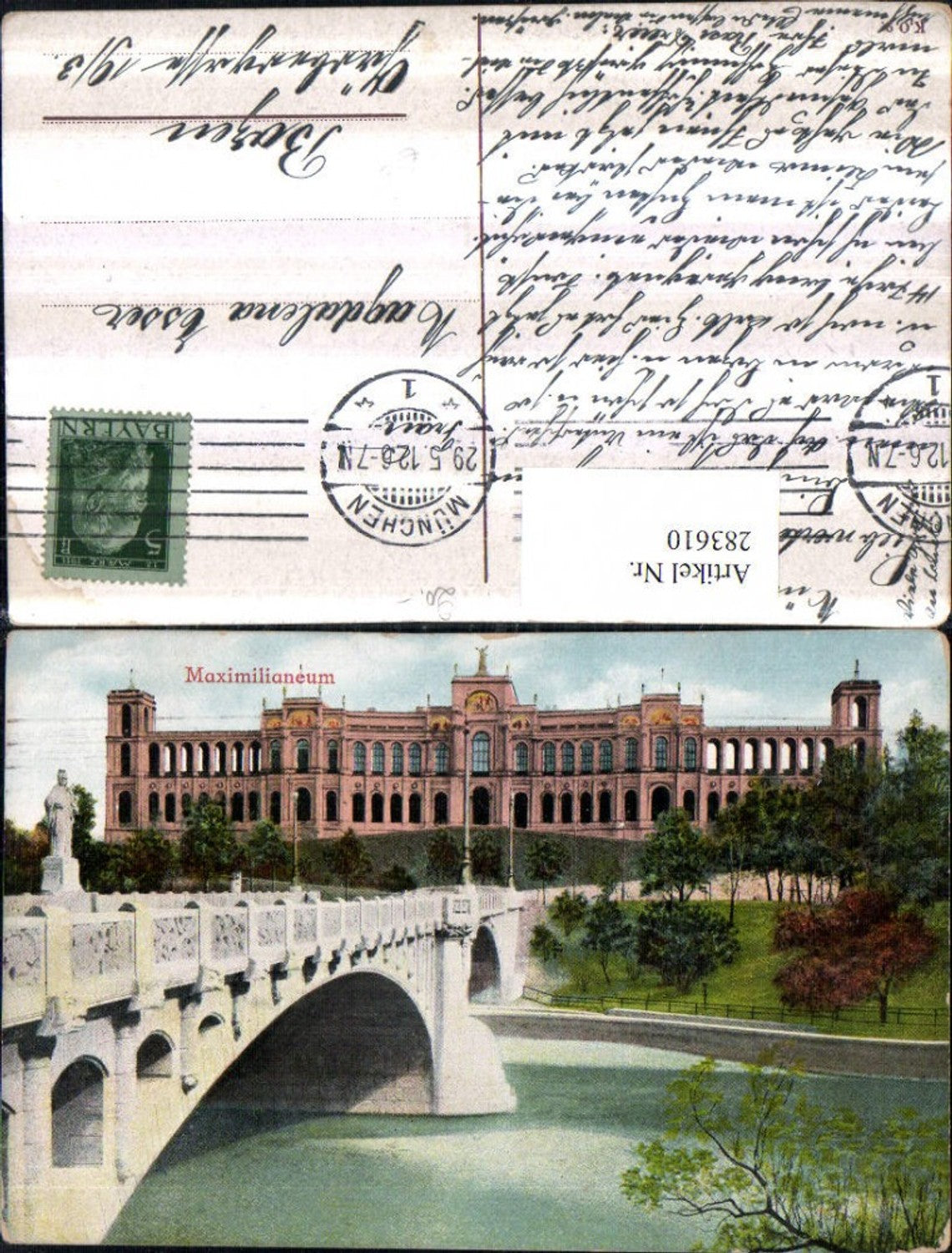 283610, Munich Maximilianeum Bridge