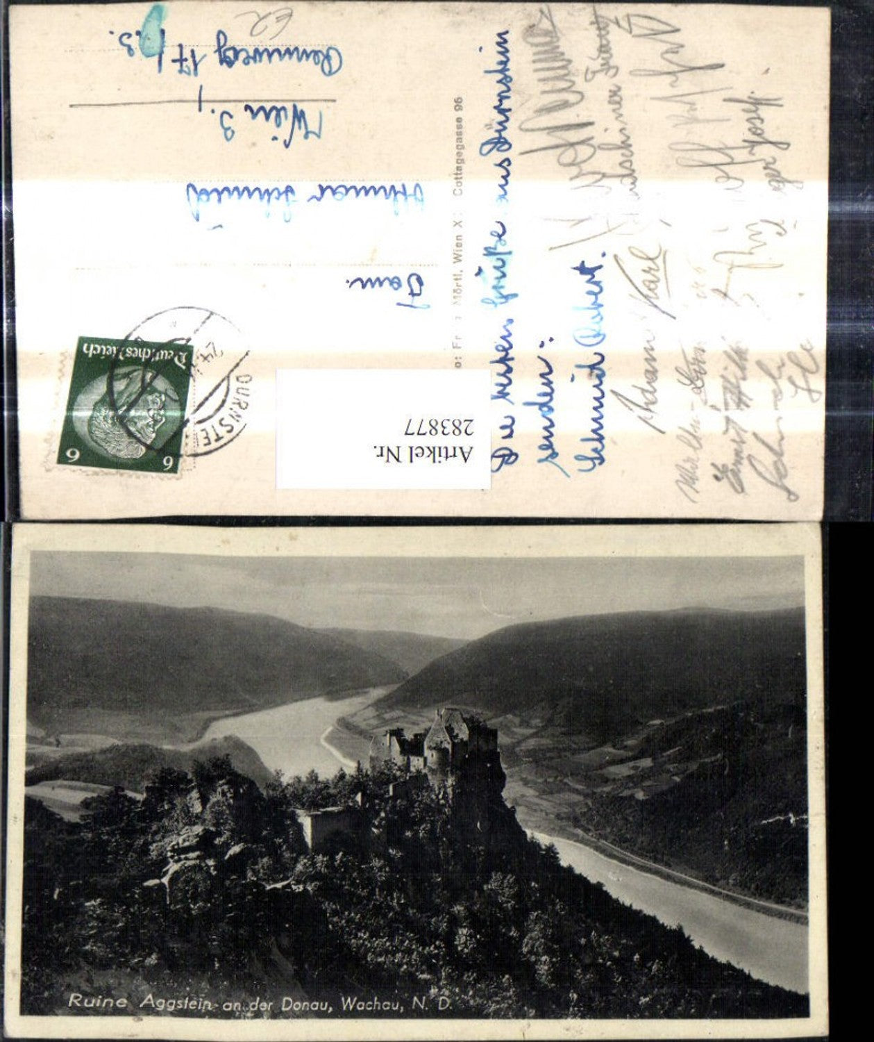 283877,Burg Ruine Aggstein a. d. Donau Wachau