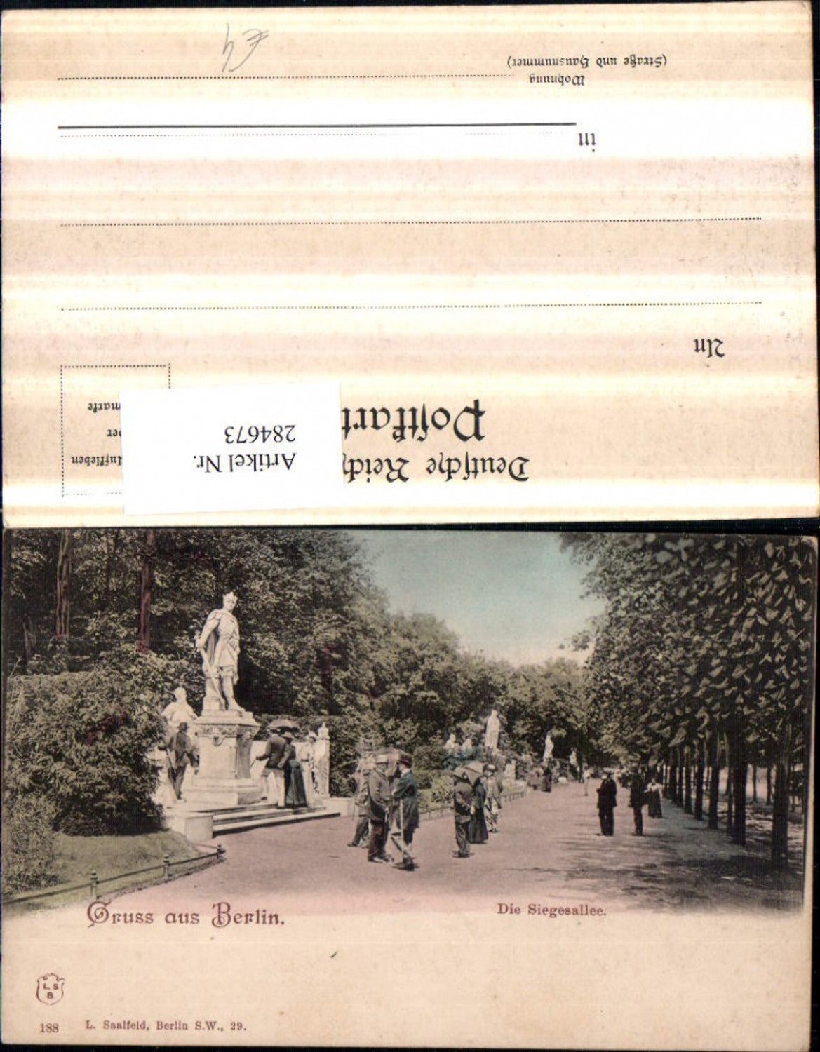 284673,Berlin Die Siegesallee Statuen