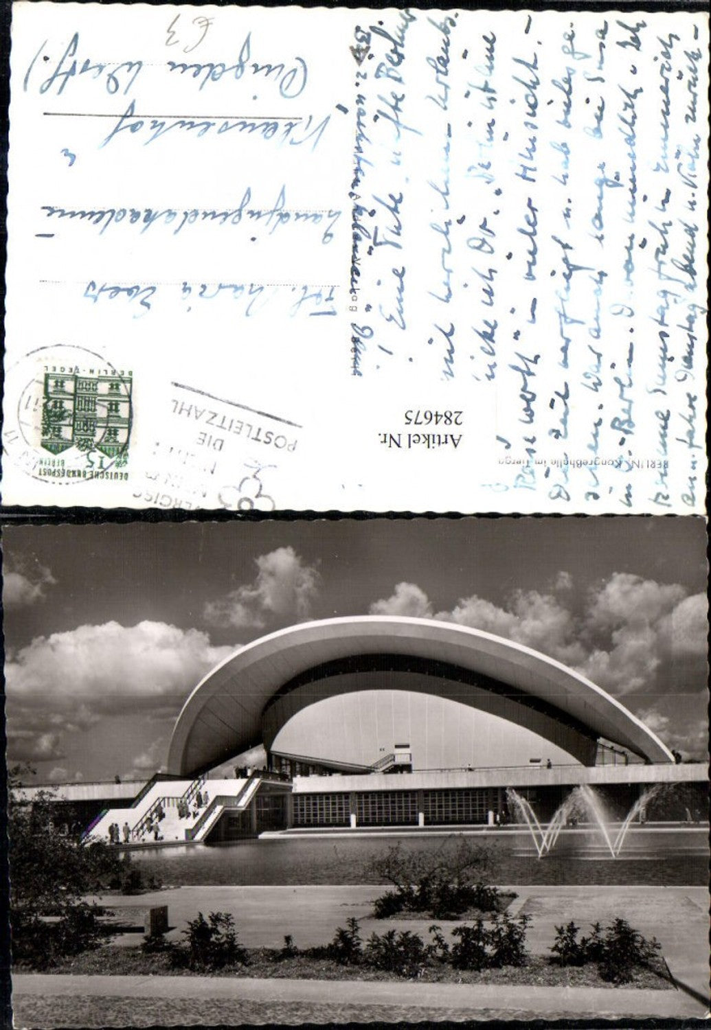 284675,Berlin Kongresshalle im Tiergarten