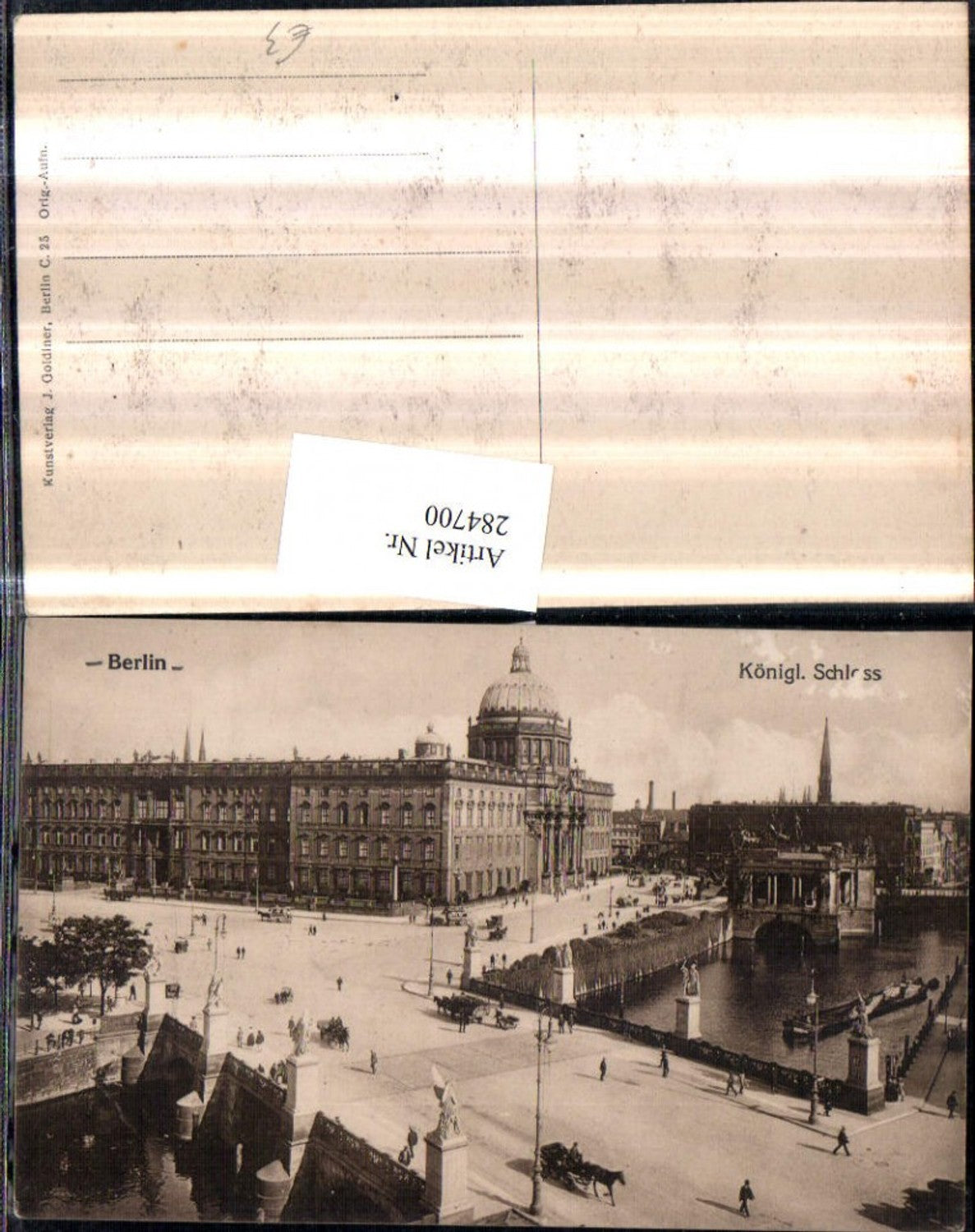 284700,Berlin Königliches Schoss Brücke