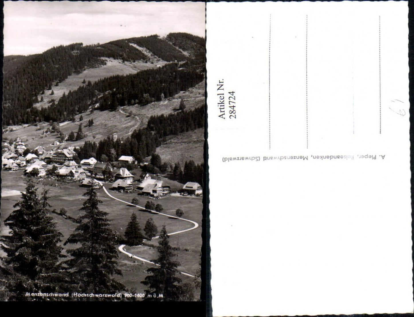 284724,Menzenschwand im Schwarzwald Totale