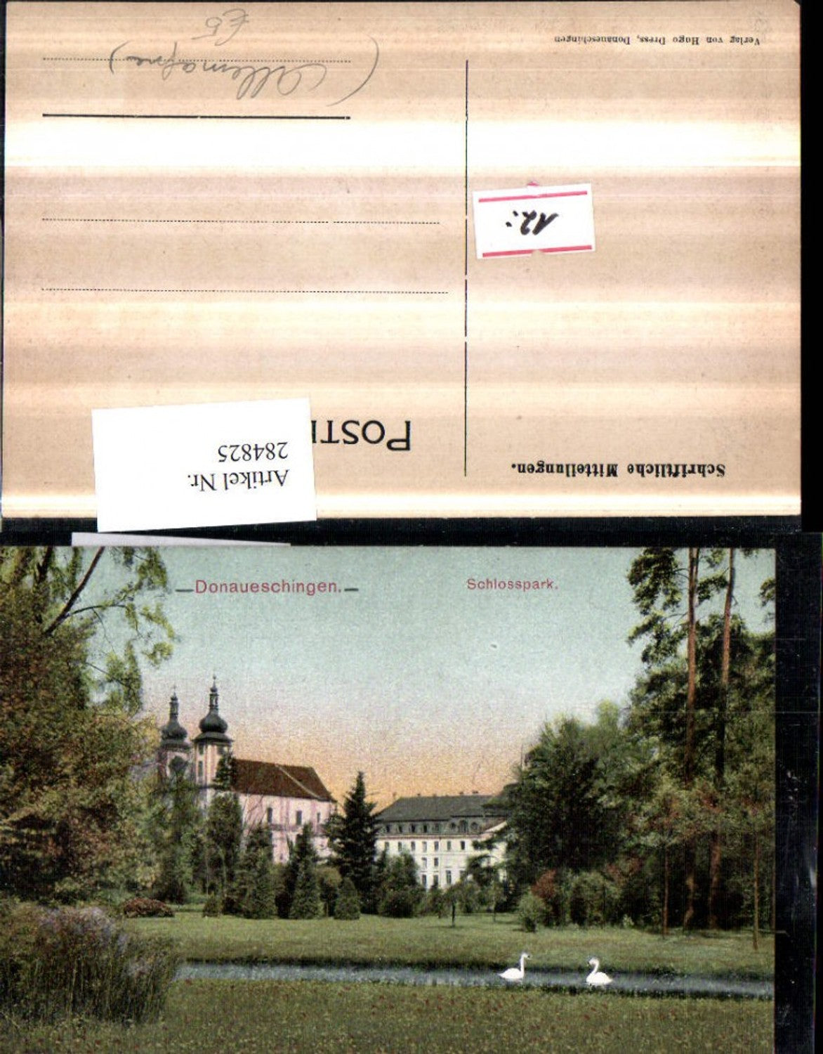 284825, Donaueschingen Castle Park Church