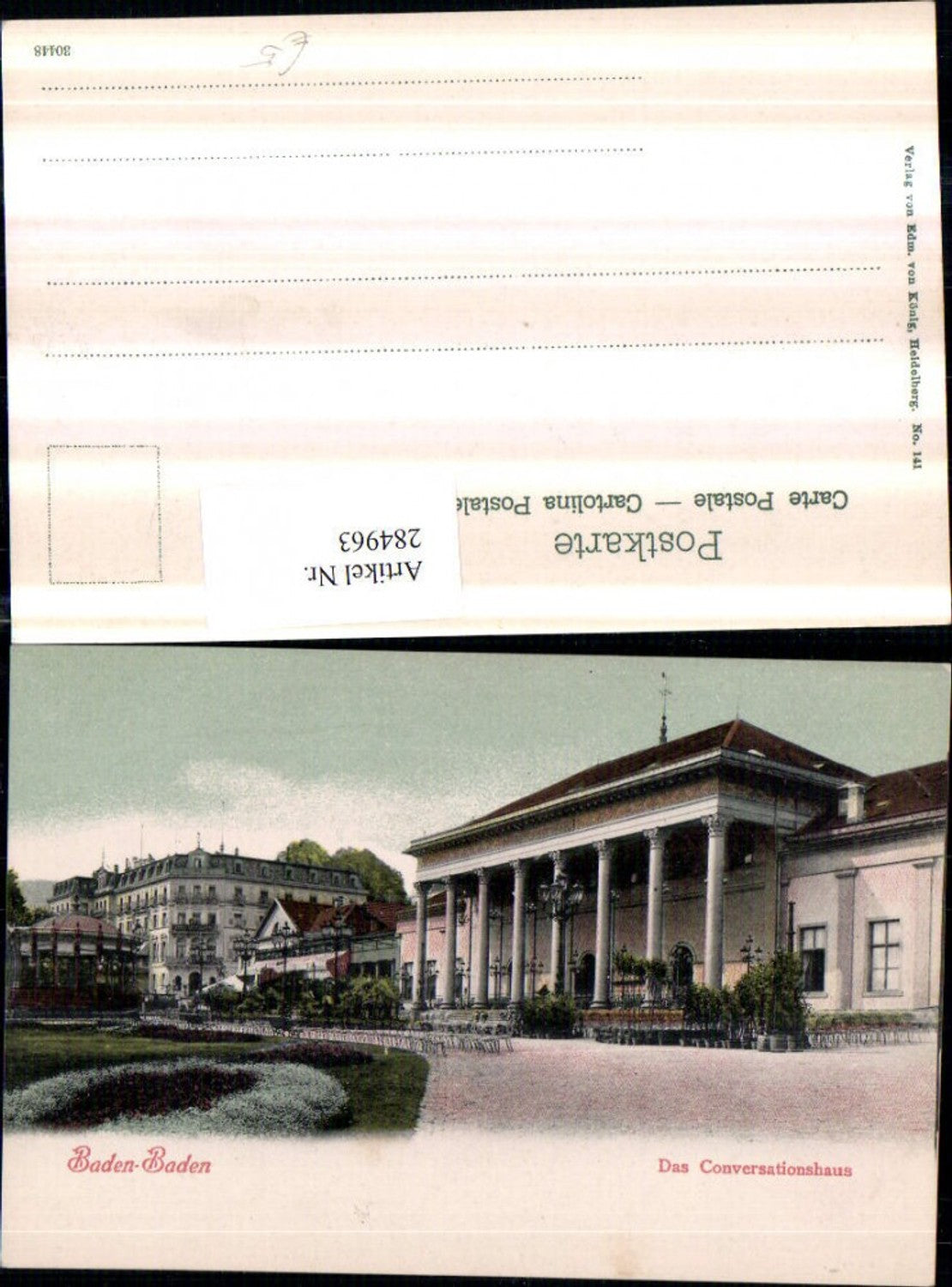284963,Baden-Baden Das Konversationshaus
