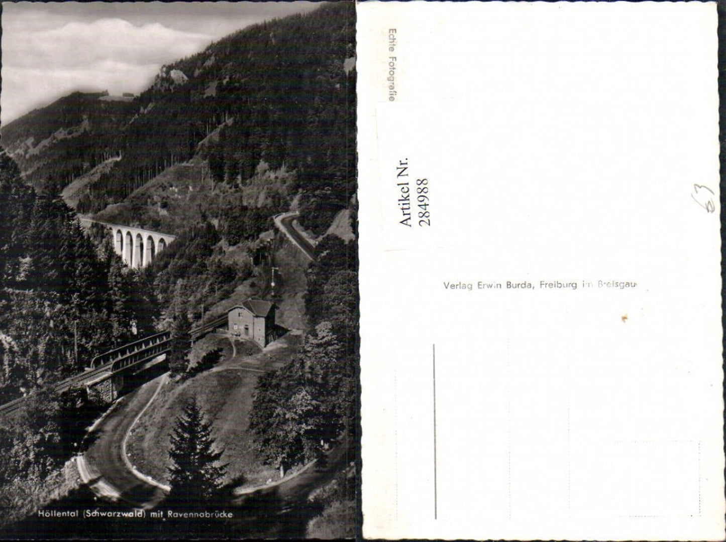 284988,Höllental im Schwarzwald Ravennabrücke Brücke Viadukt