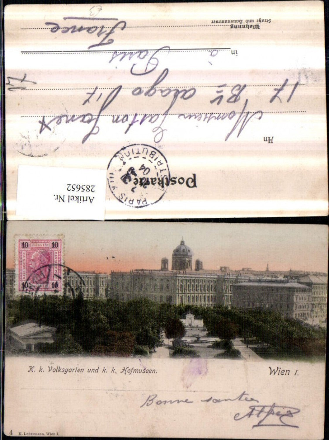 Alte Ansichtskarte – Old Postcard