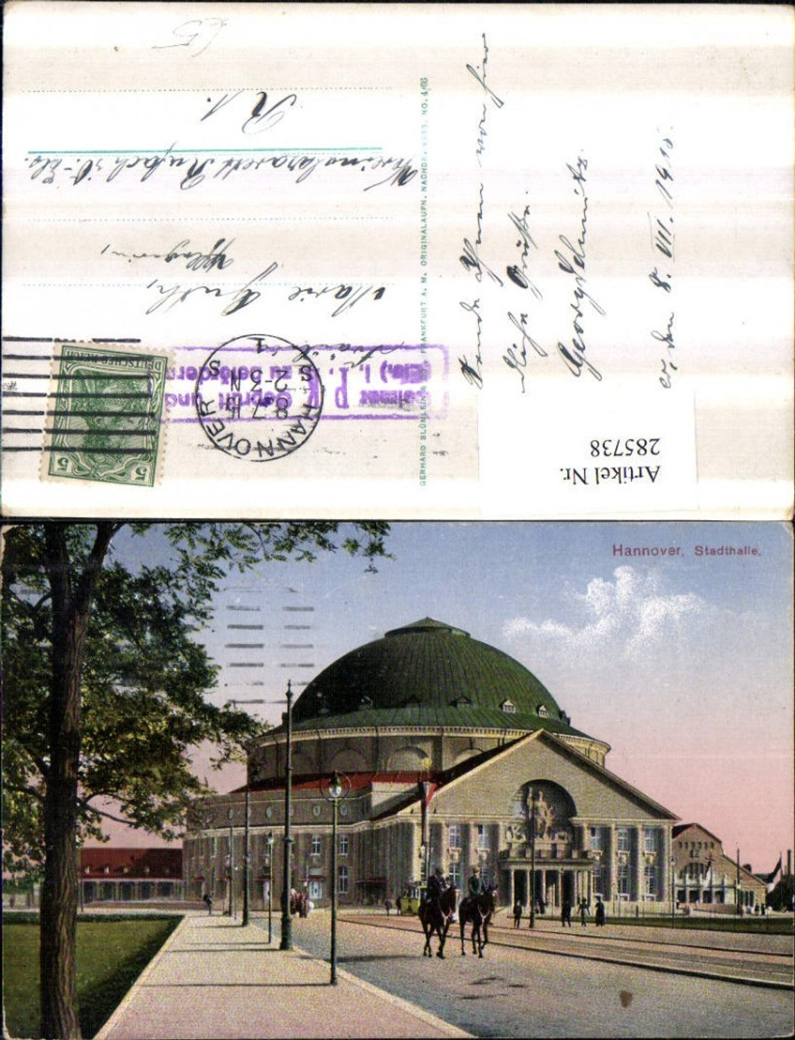 285738,Hannover Stadthalle Gebäude