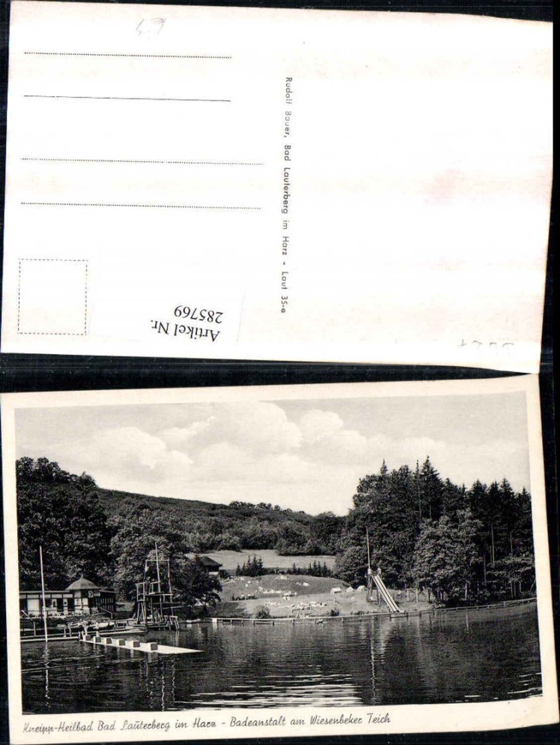 285769,Bad Lauterberg im Harz Badeanstalt am Wiesenbeker Teich