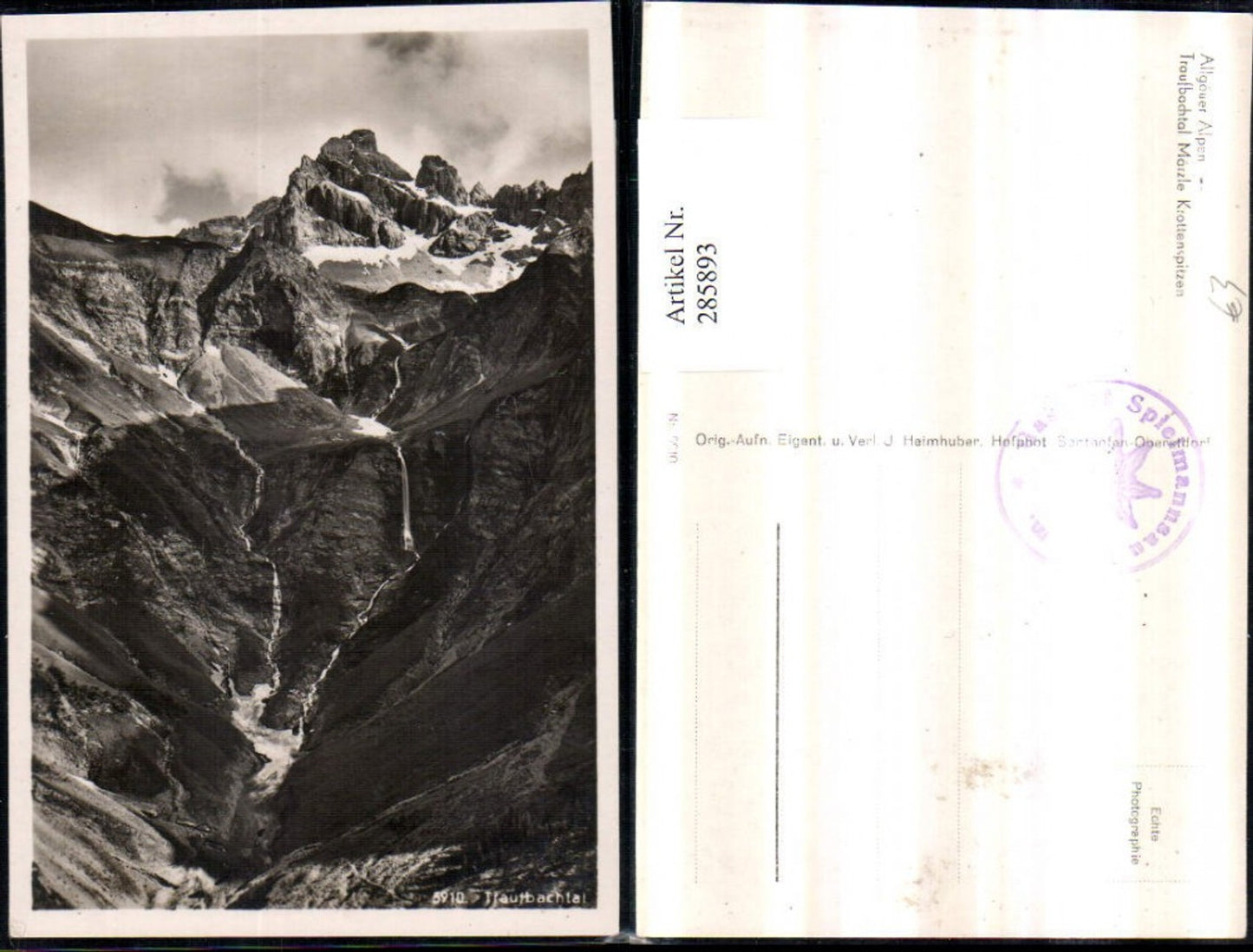 285893,Traufbachtal Märzle Krottenspitzen Bergkulisse
