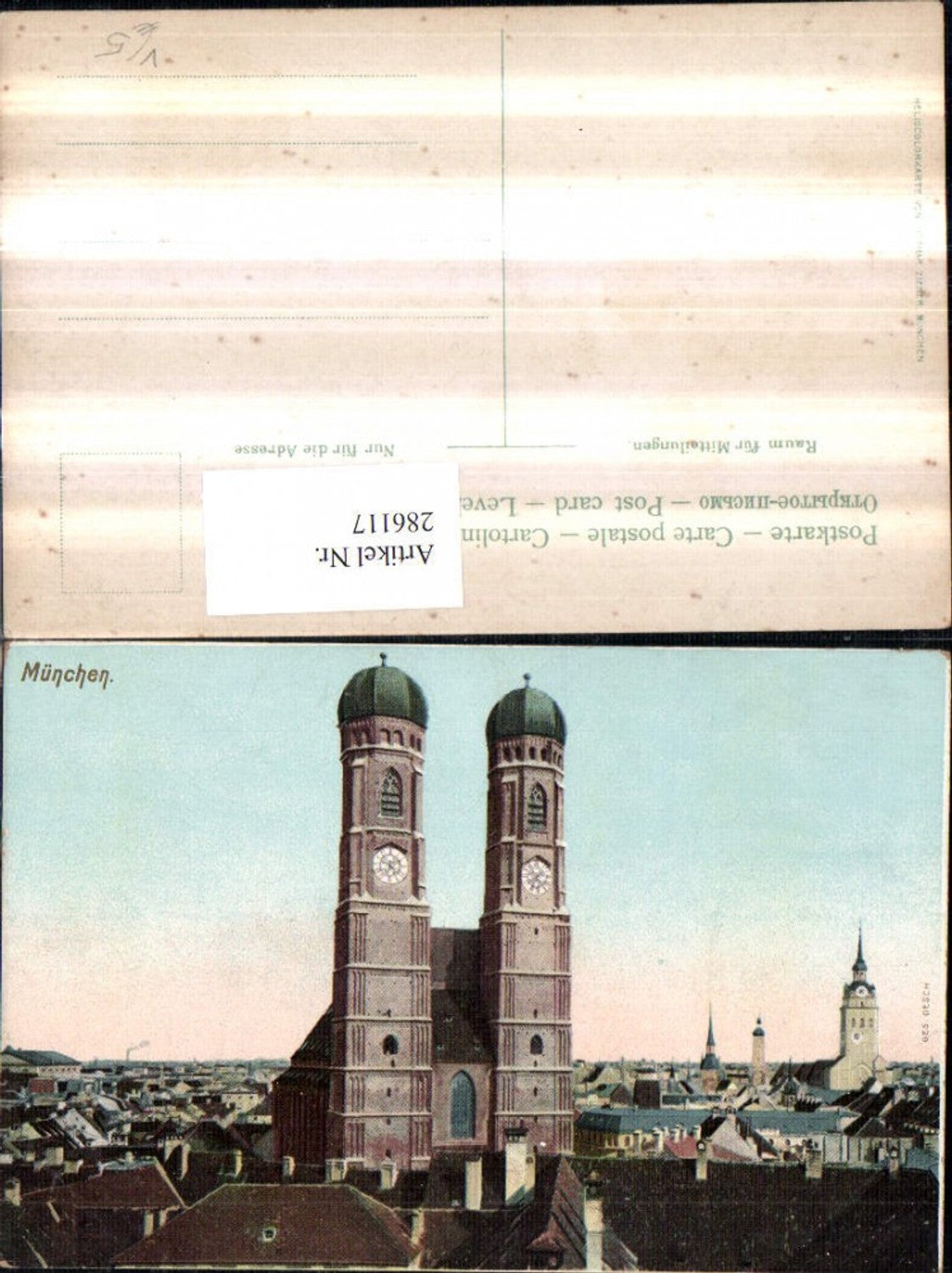 286117,München Teilansicht Teilansicht Frauenkirche pub Ottmar Zieher