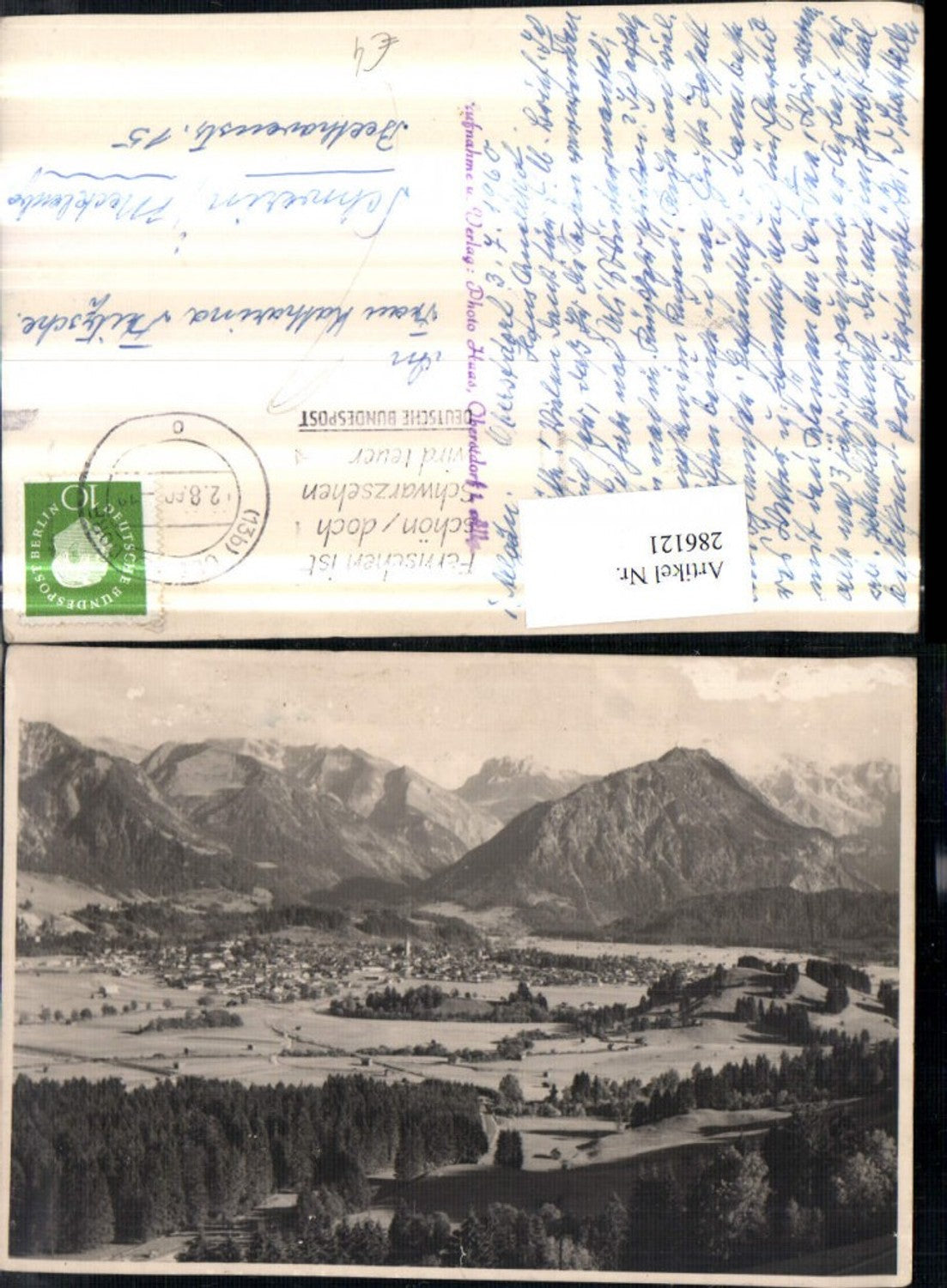 286121,Oberstdorf im Allgäu Totale Bergkulisse
