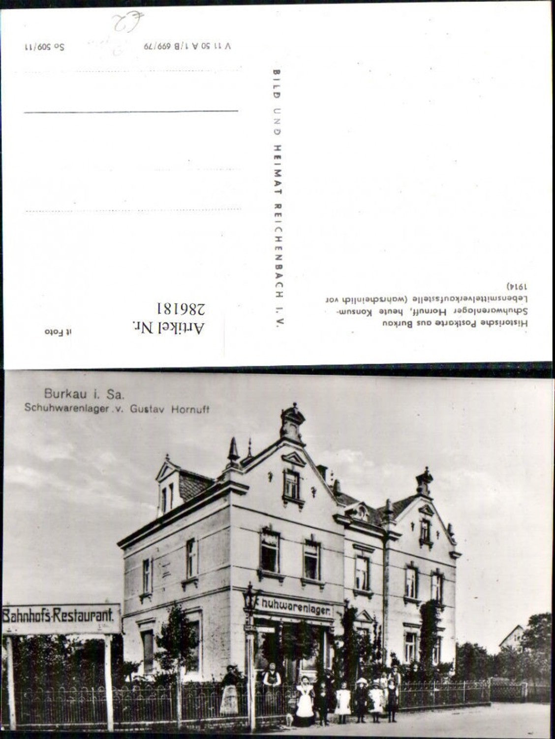 286181,Repro Burkau in Sachsen Schuhwarenlager v. Gustav Hornuft