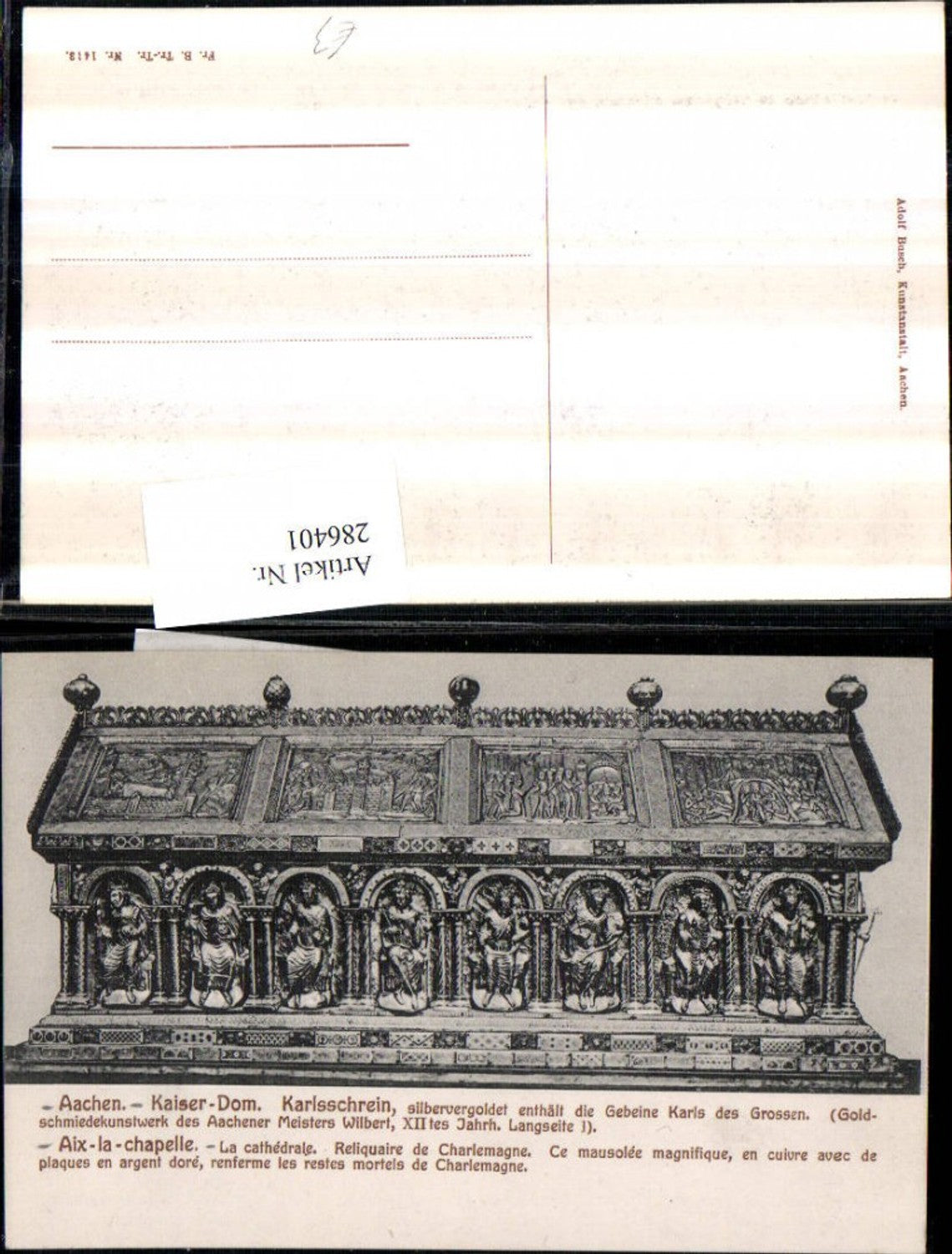 286401,Aachen Kaiser-Dom Karlsschrein Detailansicht