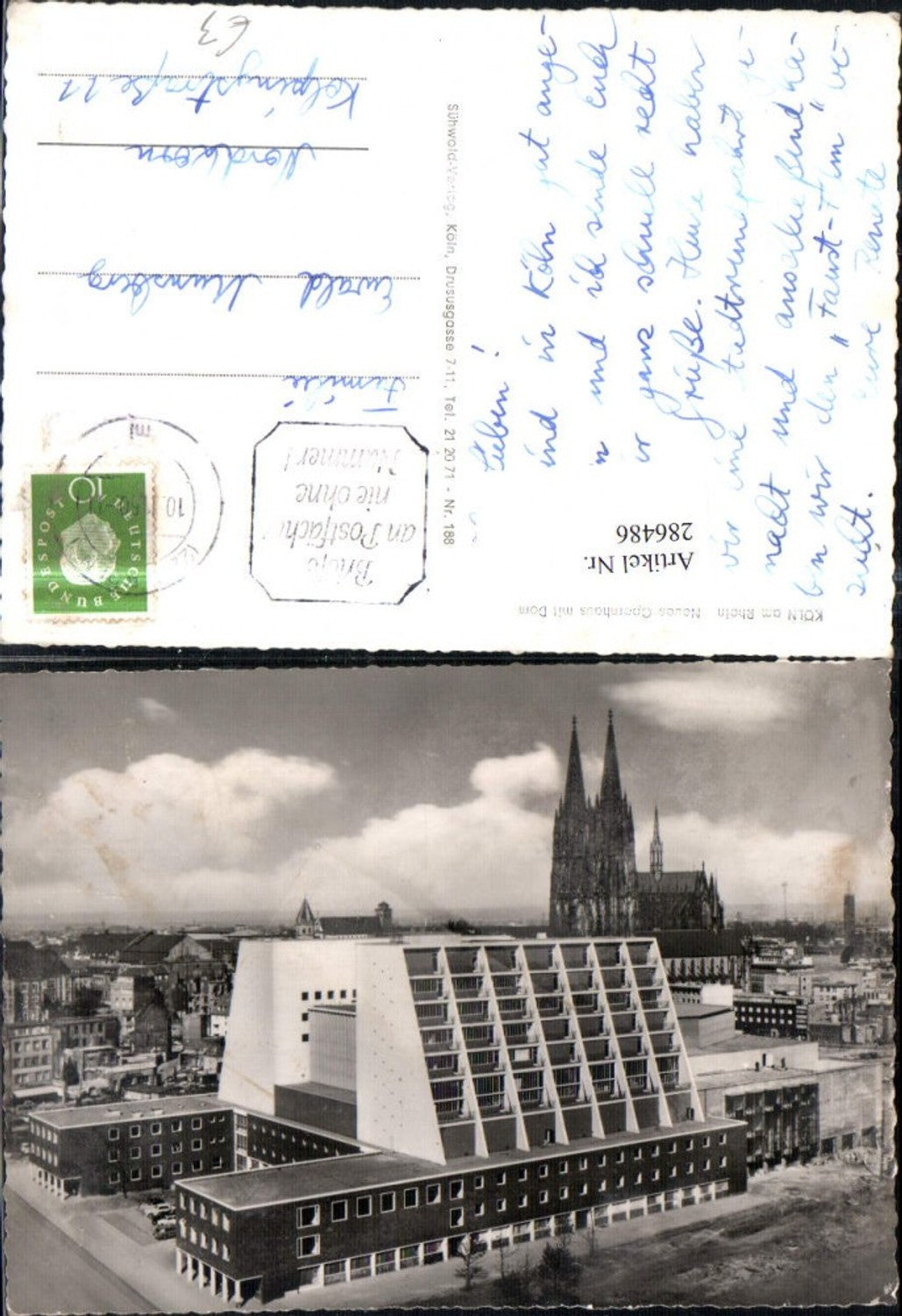 286486,Köln am Rhein Opernhaus m. Dom