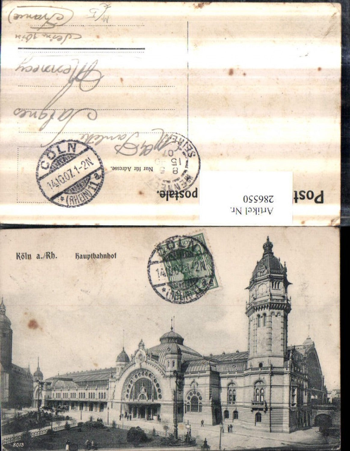 286550,Köln am Rhein Hauptbahnhof Bahnhof