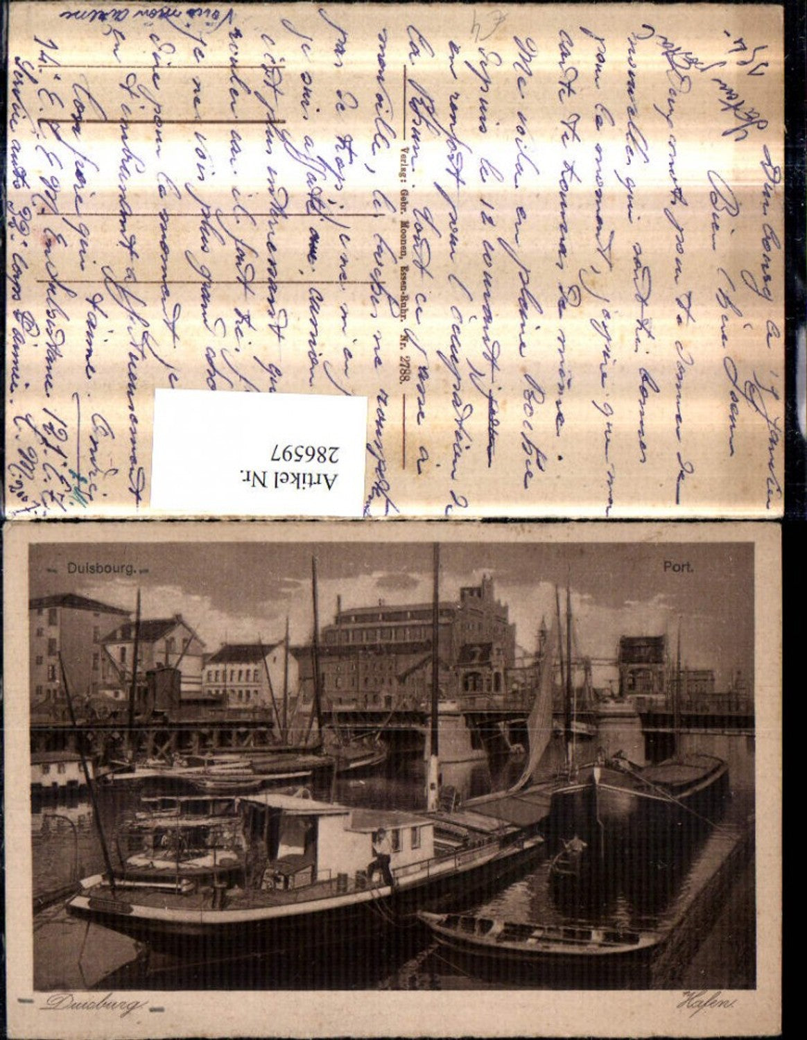 286597,Duisburg Hafen Schiffe Brücke