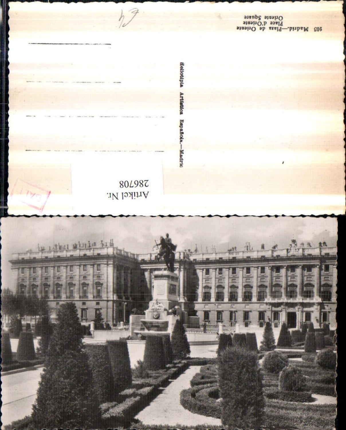 Alte Ansichtskarte – Old Postcard