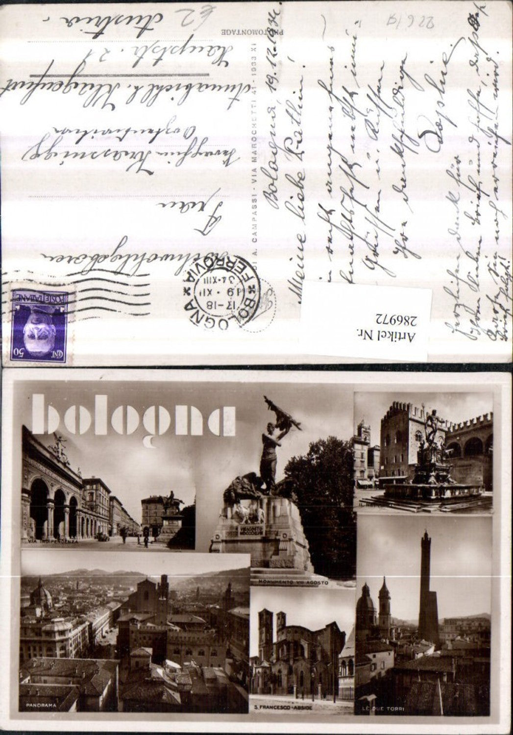 Alte Ansichtskarte – Old Postcard