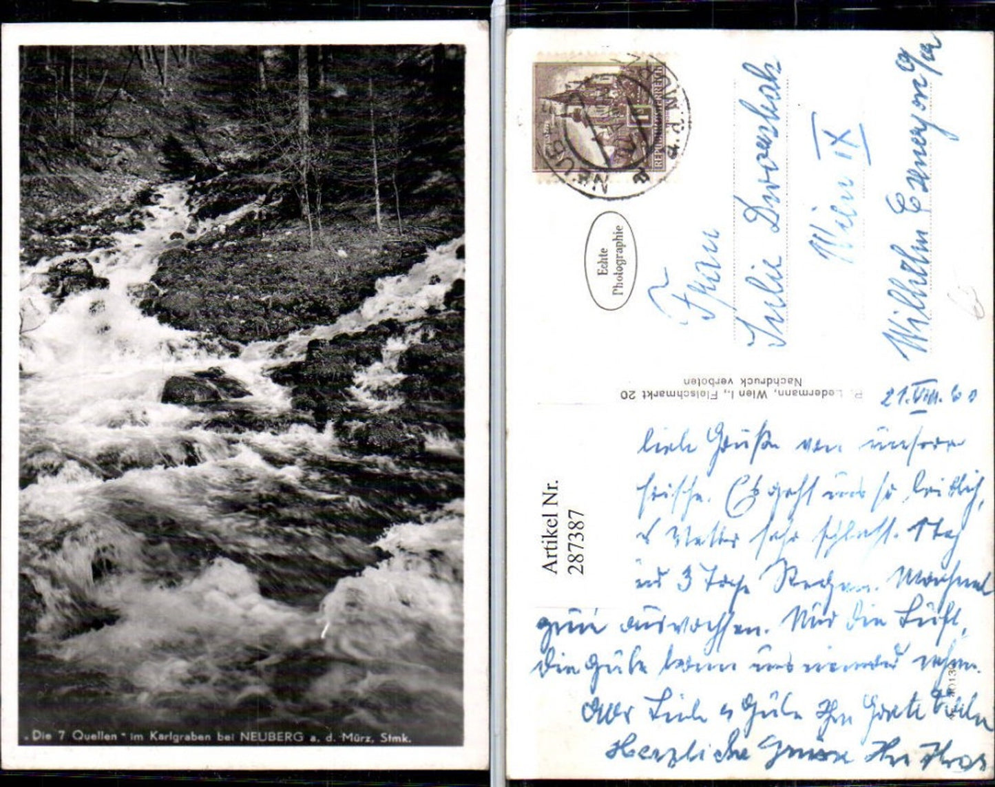 Alte Ansichtskarte – Old Postcard