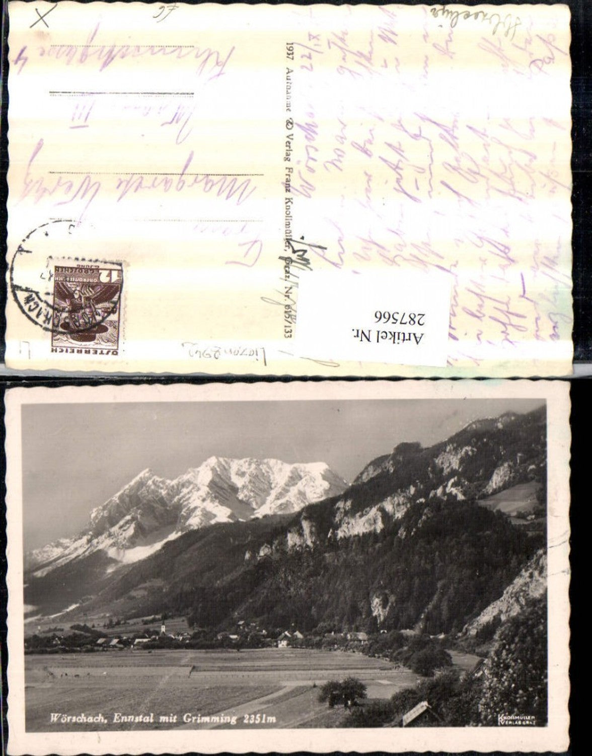 Alte Ansichtskarte – Old Postcard