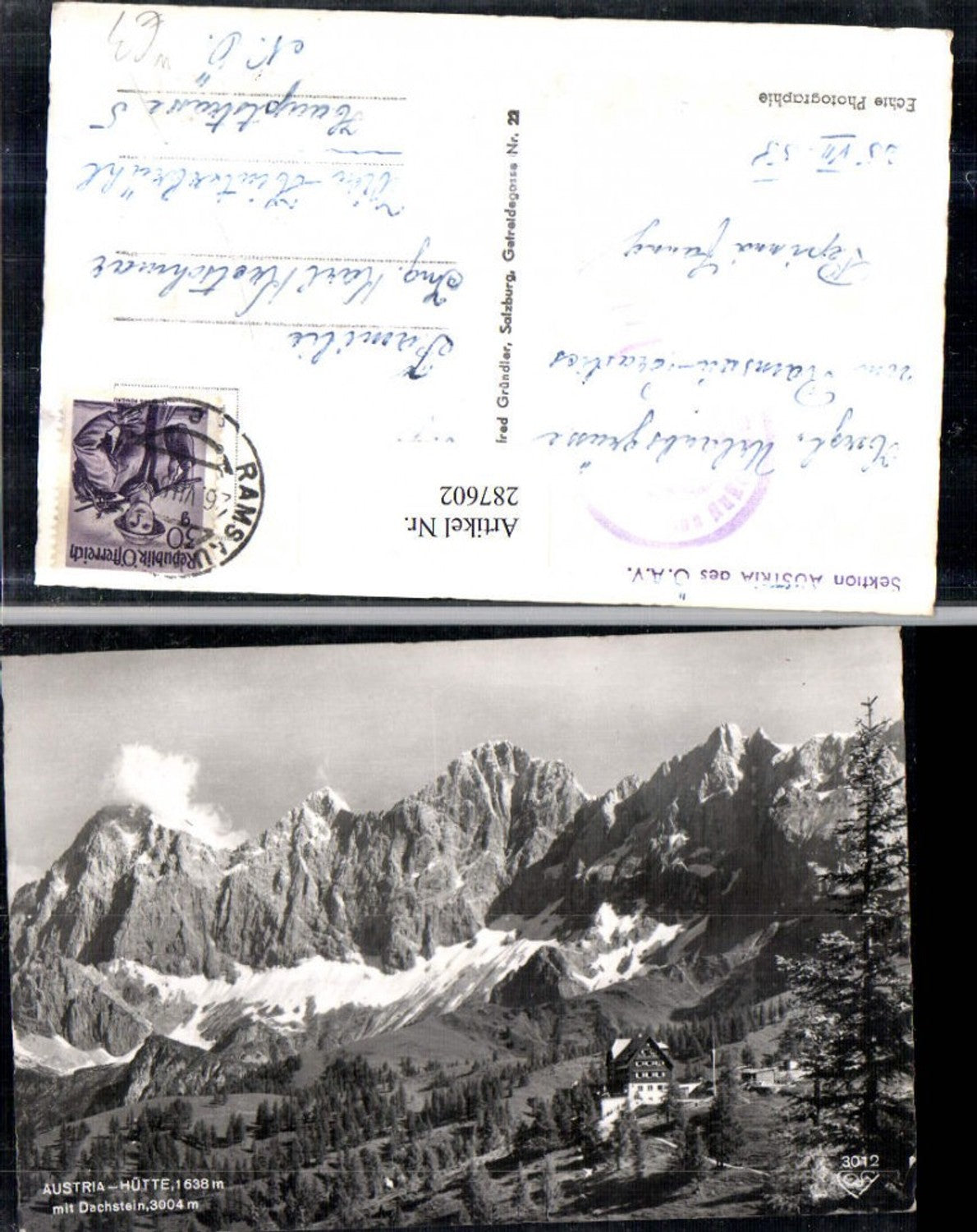 Alte Ansichtskarte – Old Postcard