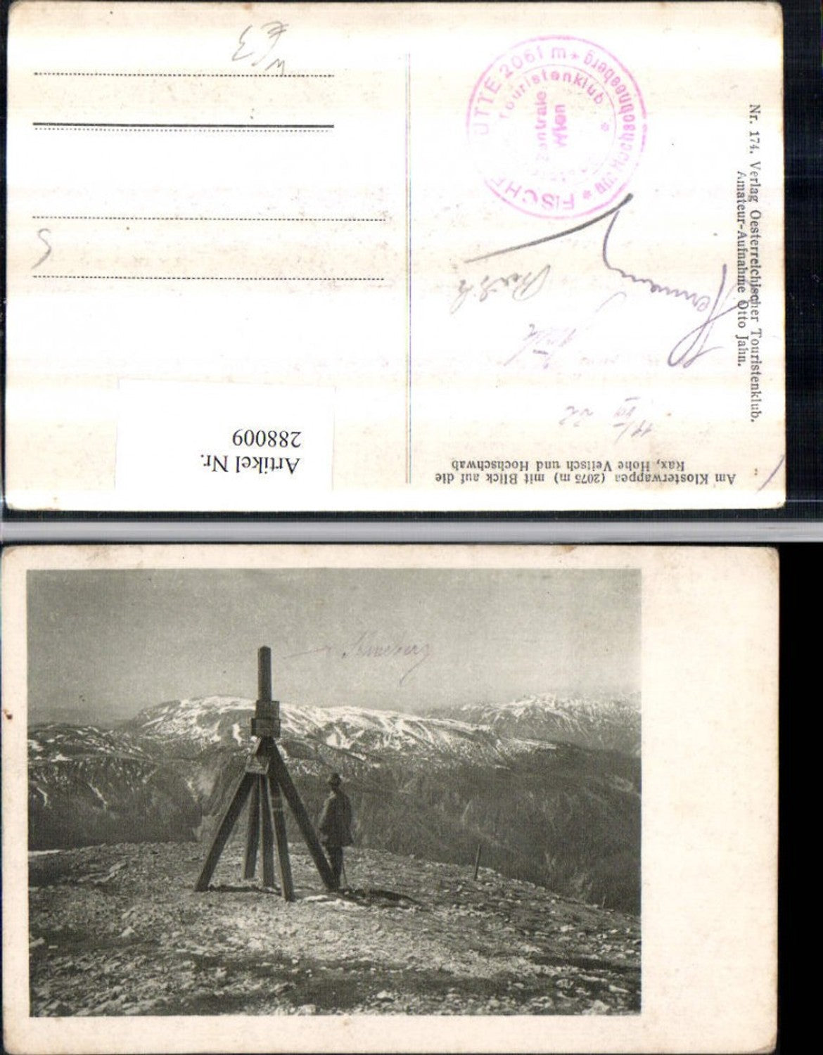 288009,Am Klosterwappen m. Blick auf d. Rax Hohe Veitsch u. Hochschwab Bergkulisse b. Reichenau