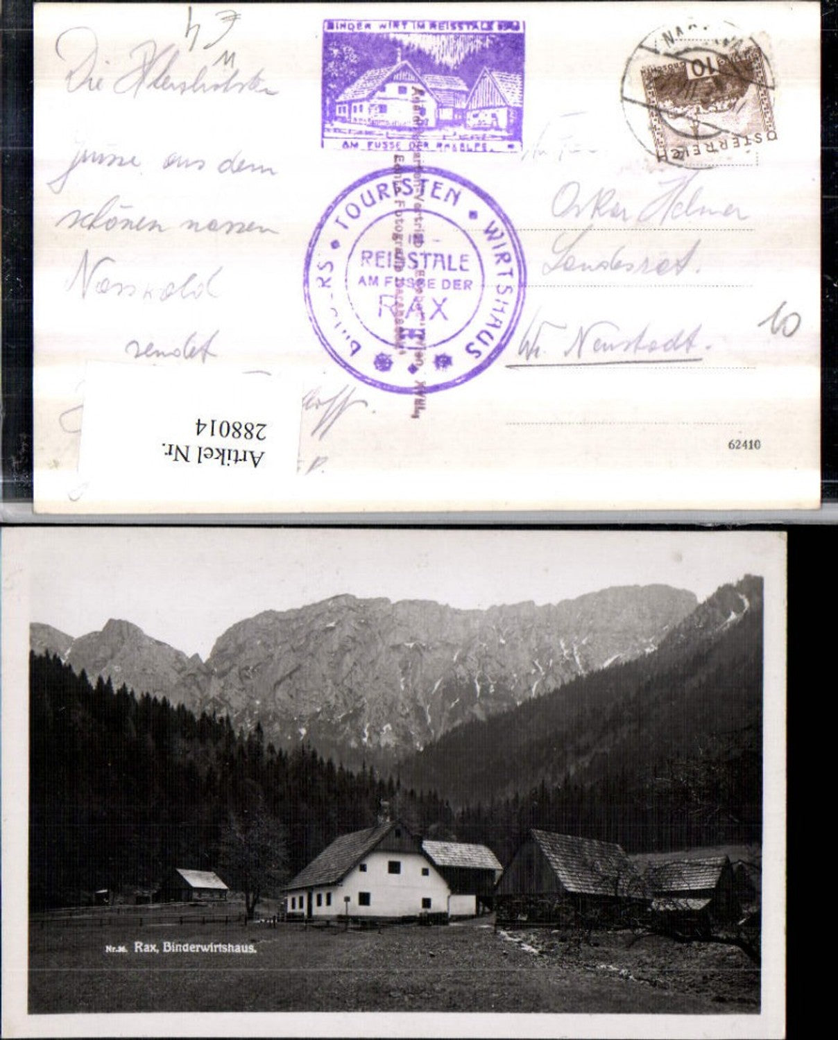 288014,Rax Binderwirtshaus Gasthof Bergkulisse b. Reichenau