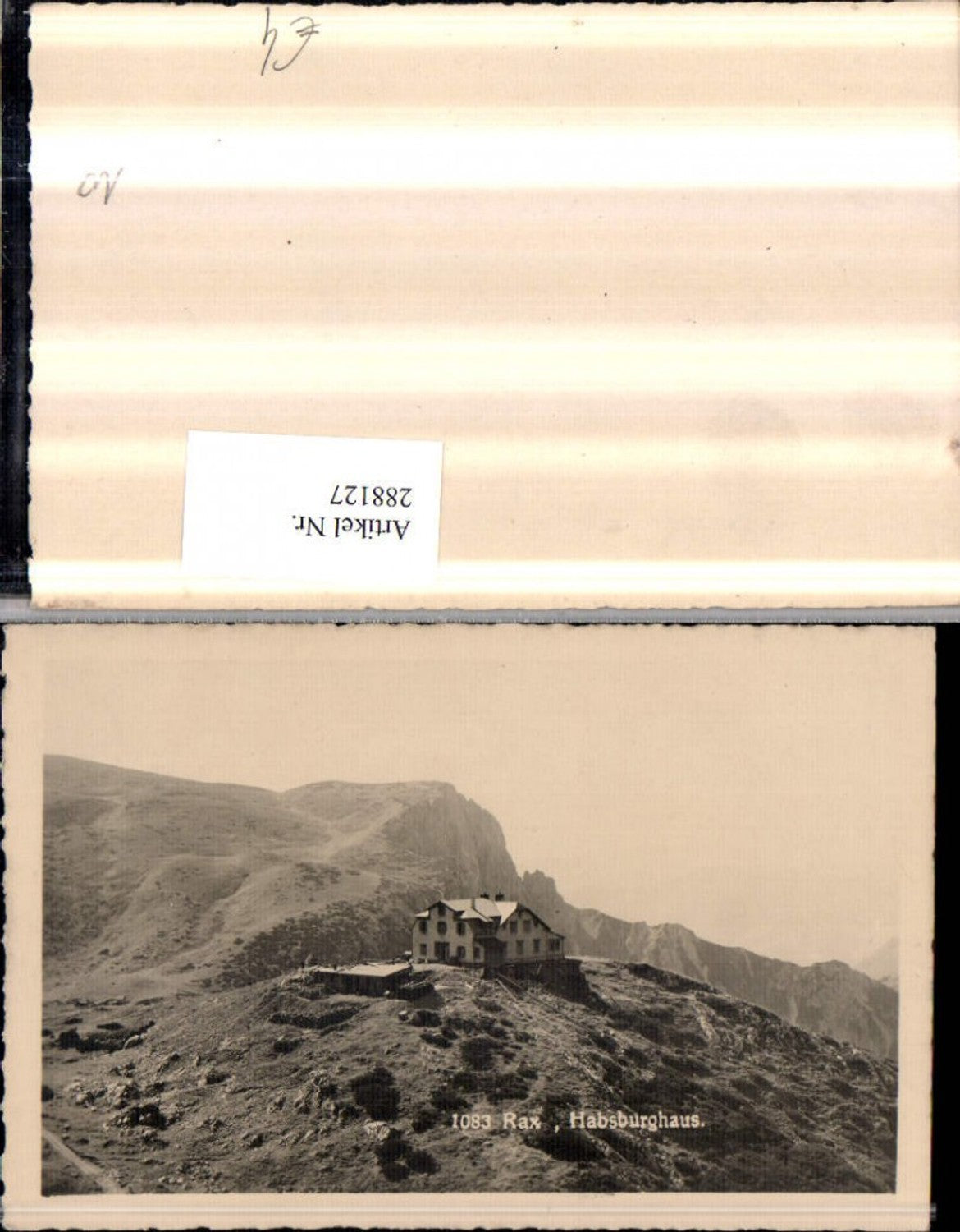 288127,Rax Habsburghaus Berghütte Bergkulisse b. Nasswald Schwarzau