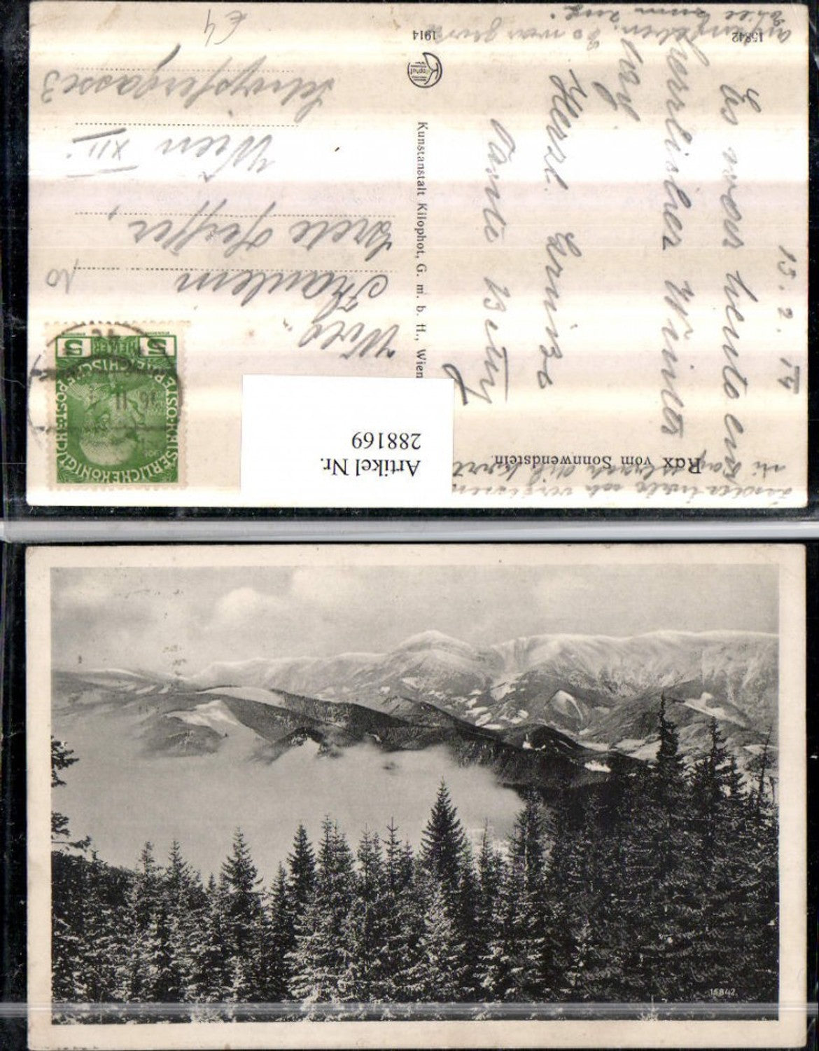 288169,Rax vom Sonnwendstein Bergkulisse b. Semmering pub Kilophot 15842