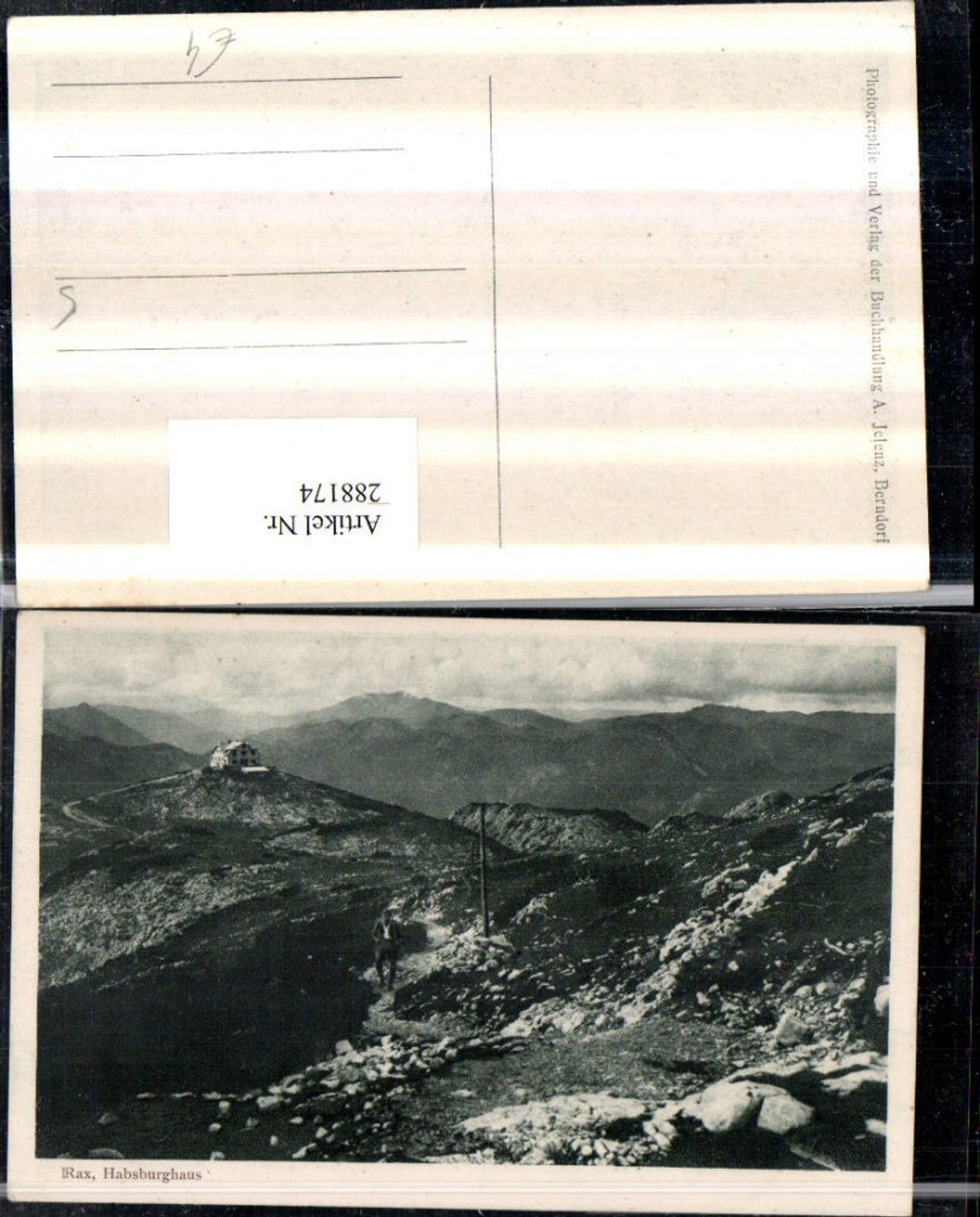 288174,Rax Habsburghaus Berghütte Bergkulisse b. Nasswald Schwarzau