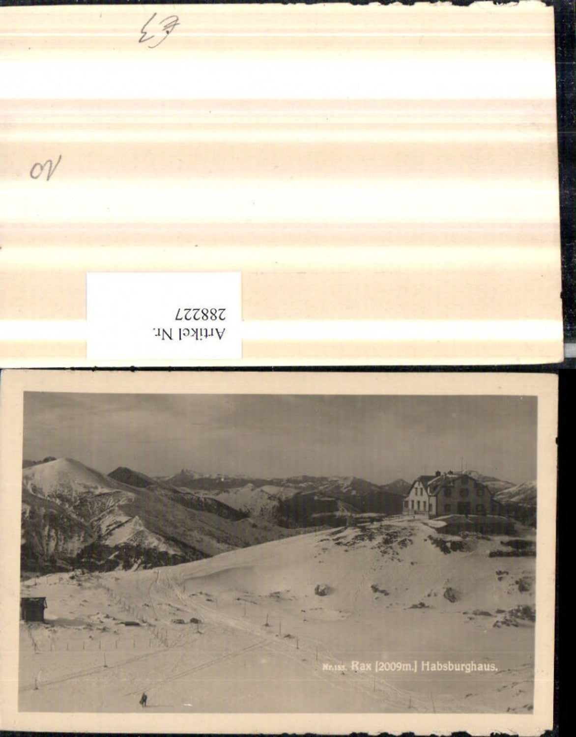 288227,Rax Habsburghaus Berghütte Bergkulisse Winterbild b. Nasswald Schwarzau