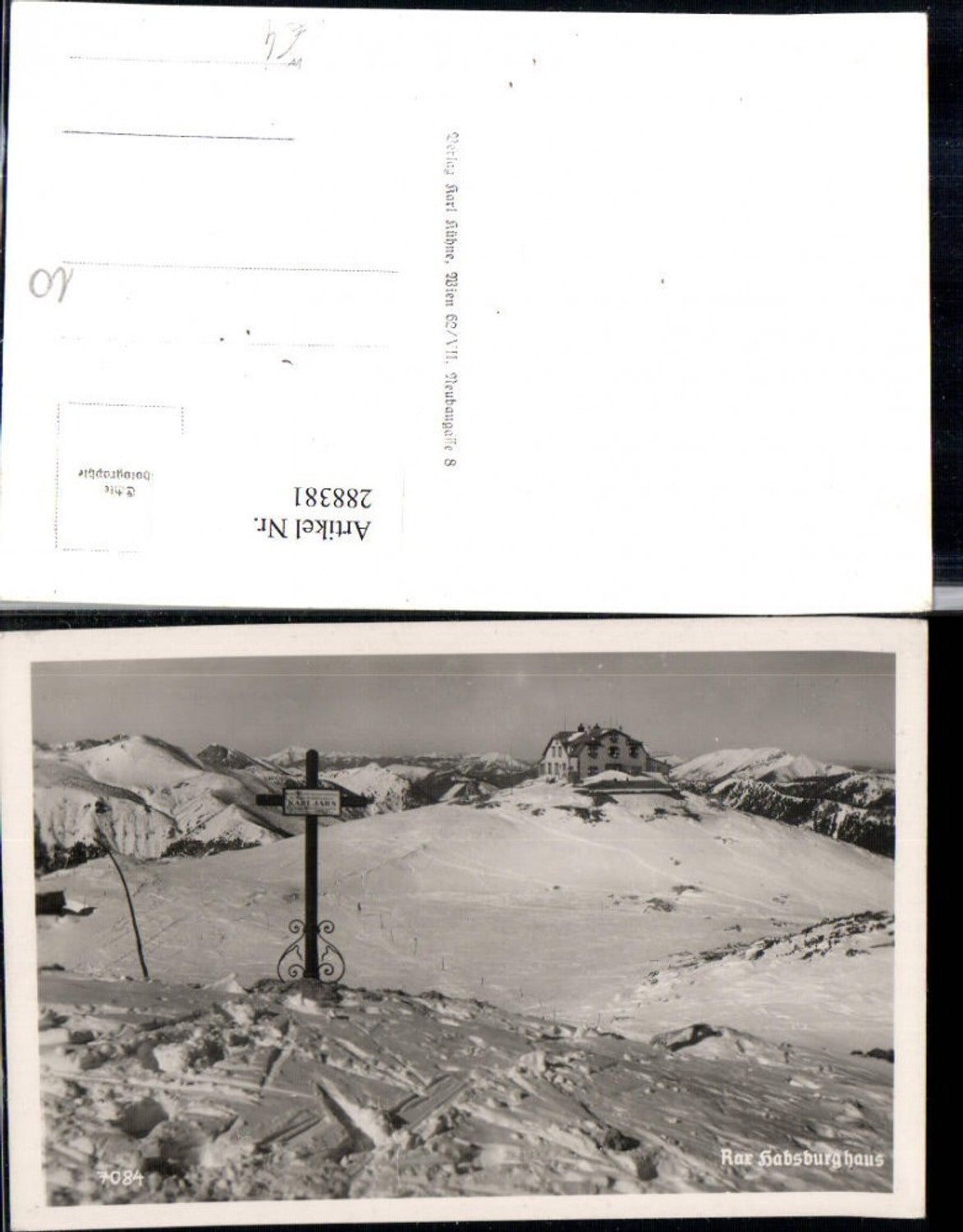 288381,Rax Habsburghaus Berghütte Bergkulisse Winterbild b. Nasswald Schwarzau