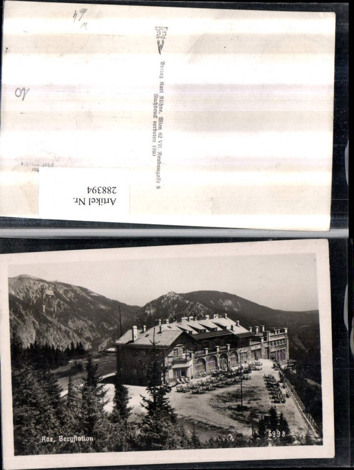 288394,Rax Bergstation Bergkulisse b. Reichenau