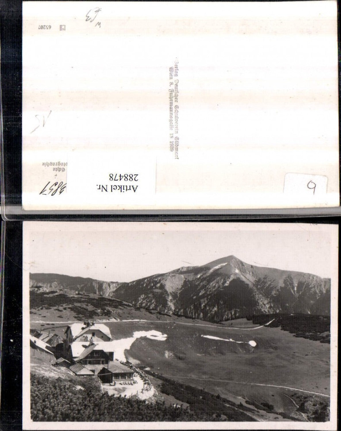 288478,Rax Habsburghaus Berghütte Bergkulisse b. Nasswald Schwarzau