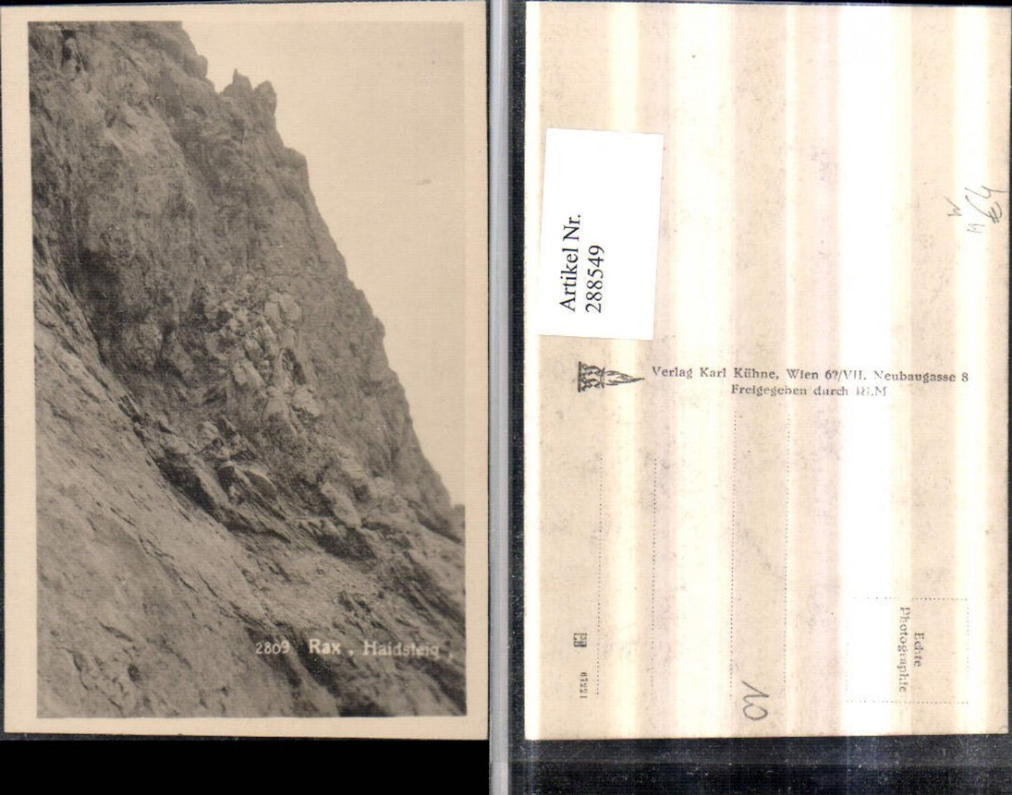 288549,Rax Haidsteig b. Reichenau Kletterer Bergsteiger