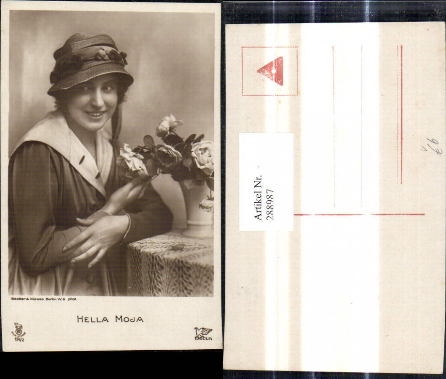 288987,Schauspielerin Hella Moja pub Filmsterne 134/2