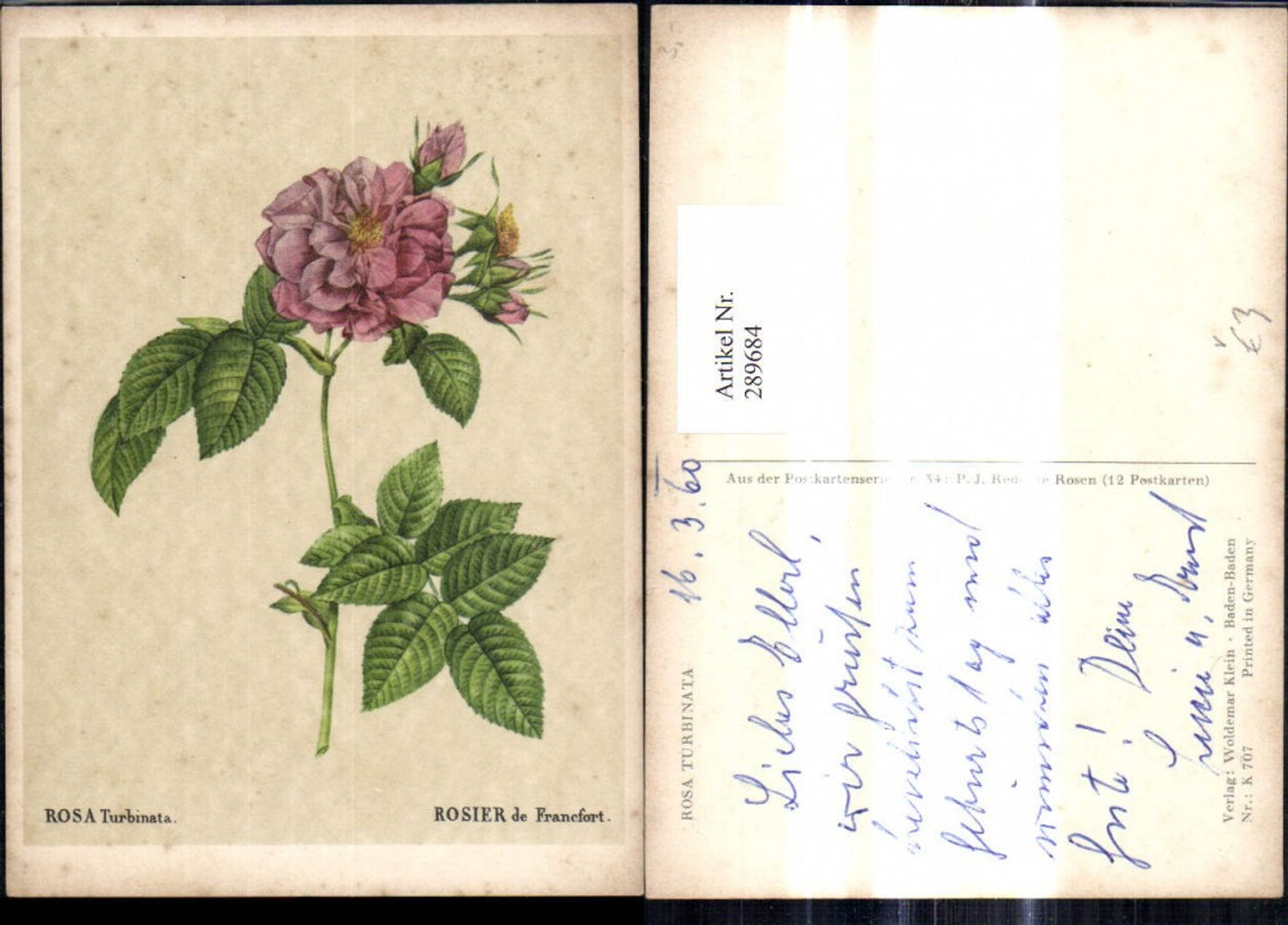 Alte Ansichtskarte – Old Postcard