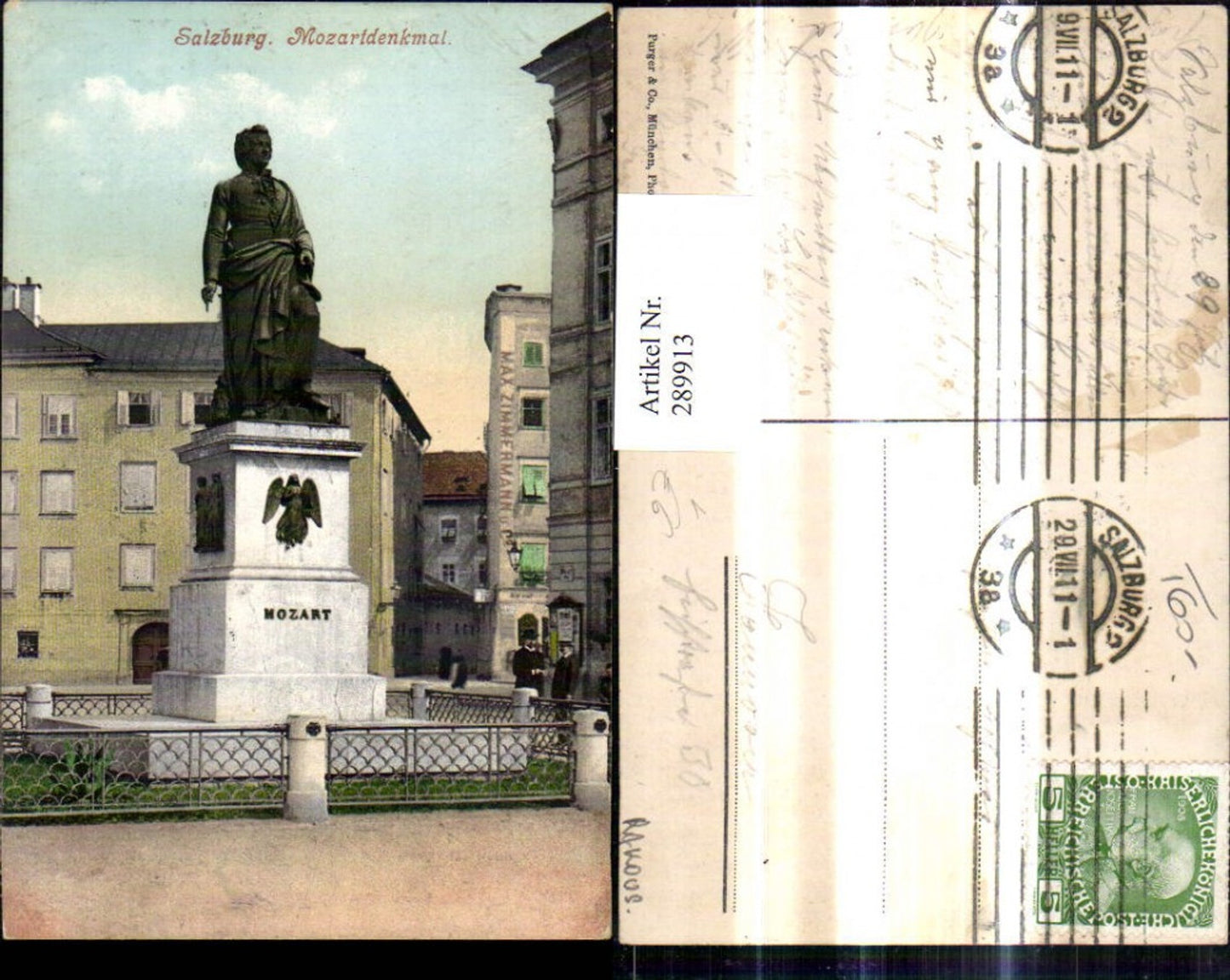 289913,Salzburg Mozartdenkmal Denkmal Mozart Statue pub Purger Co 5925