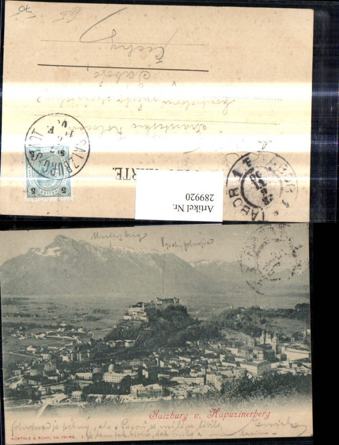 289920, Salzburg v. Kapuzinerberg Hohensalzburg Fortress