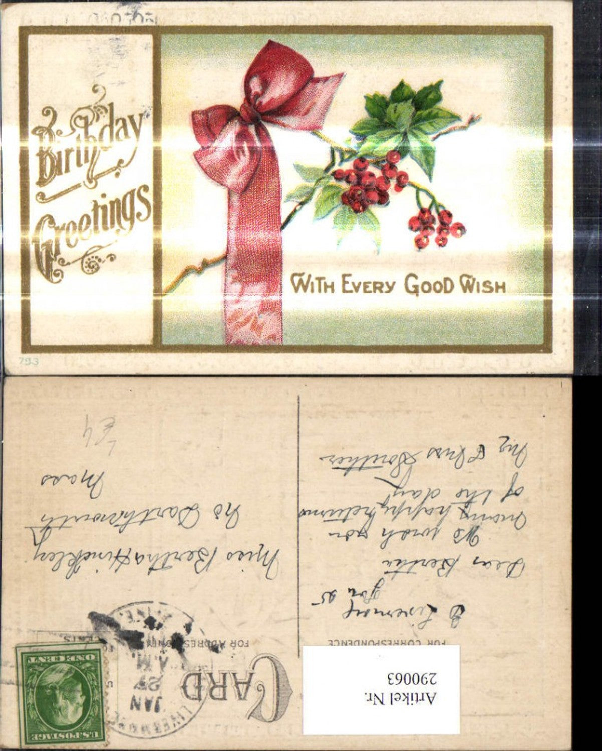 Alte Ansichtskarte – Old Postcard