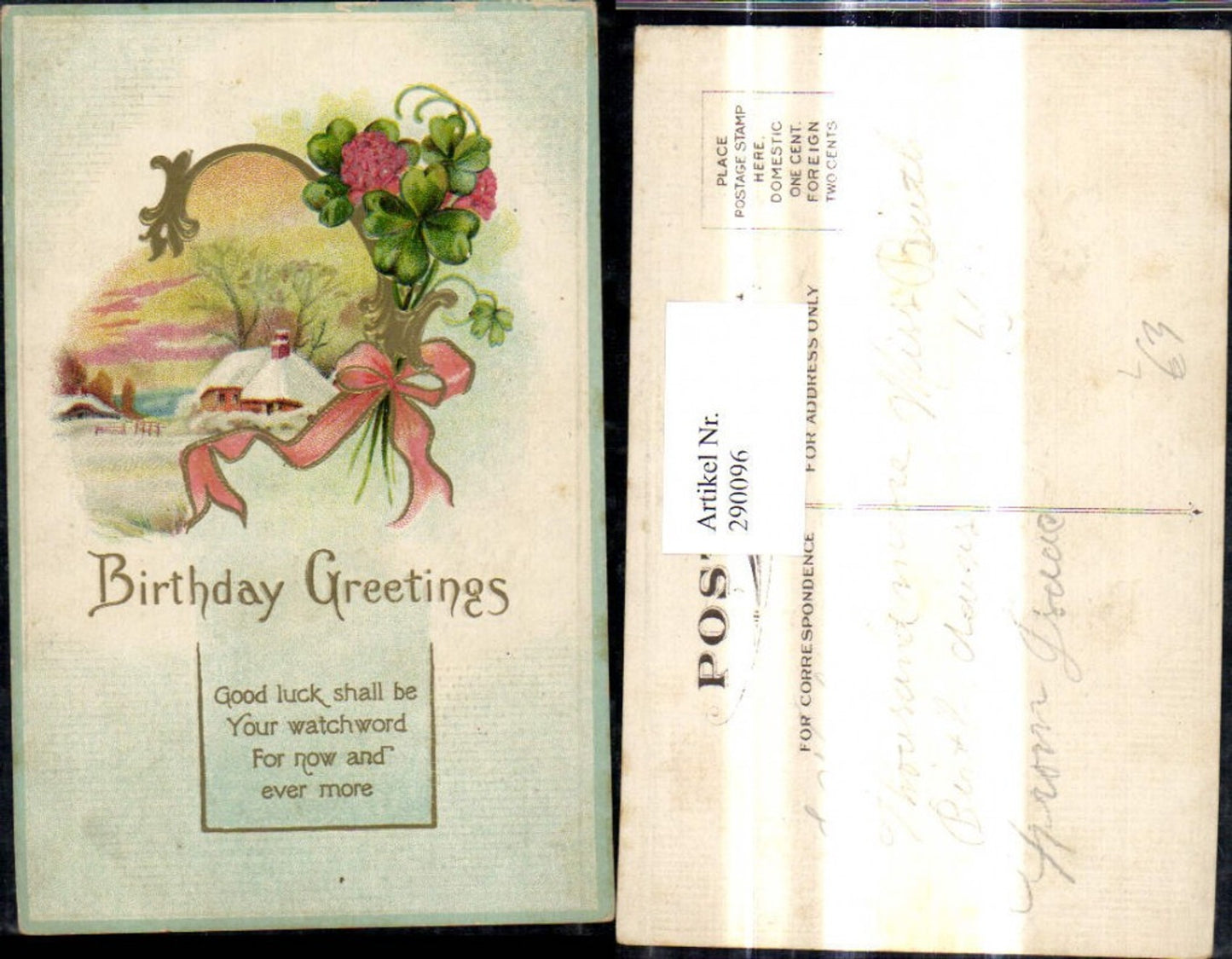 Alte Ansichtskarte – Old Postcard