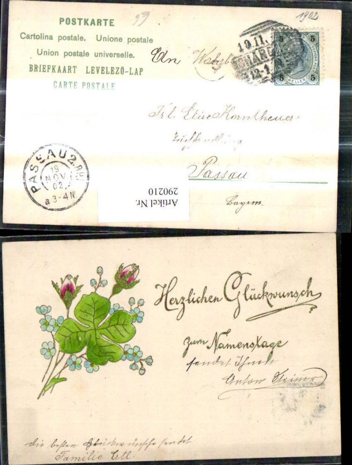 Alte Ansichtskarte – Old Postcard