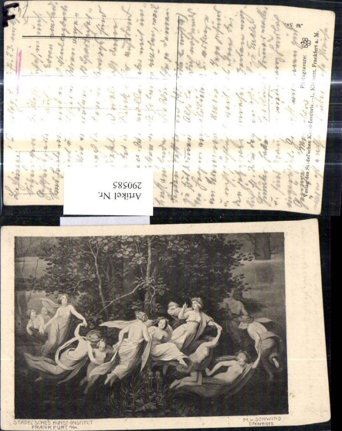 290585, Artist Ak M. v. Schwind Elfenreigen Elves