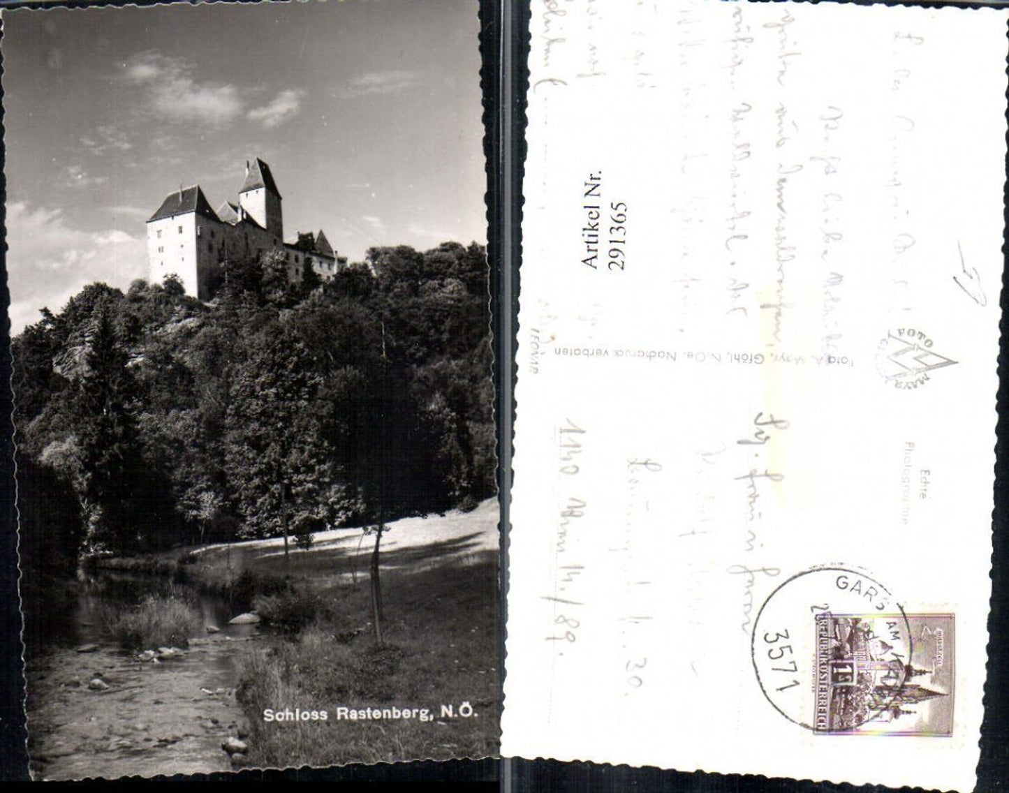 291365,Schloss Rastenberg b. Rastenfeld