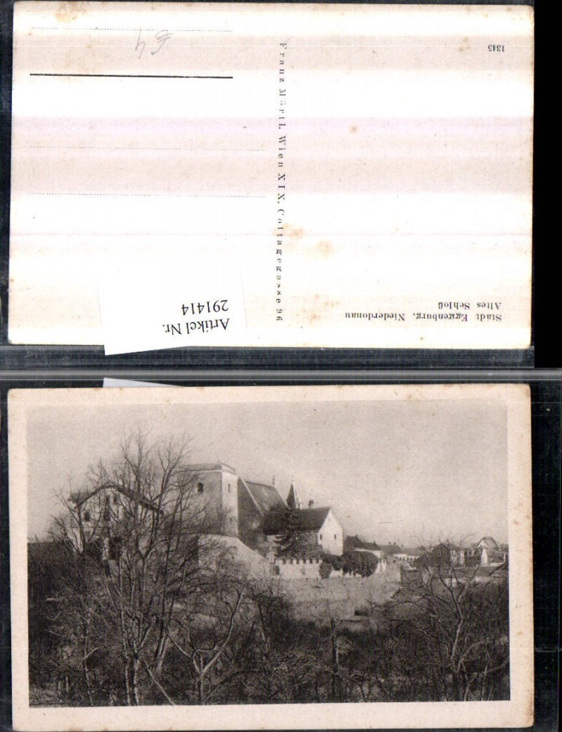 291414,Stadt Eggenburg Altes Schloss