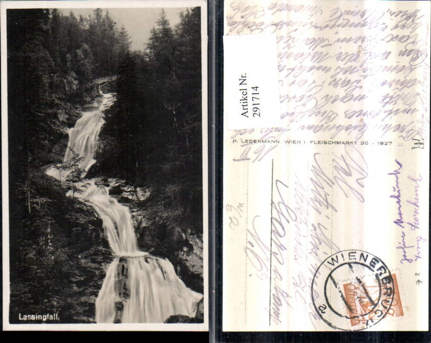 291714,Lassingfall Wasserfall b. Wienerbruck