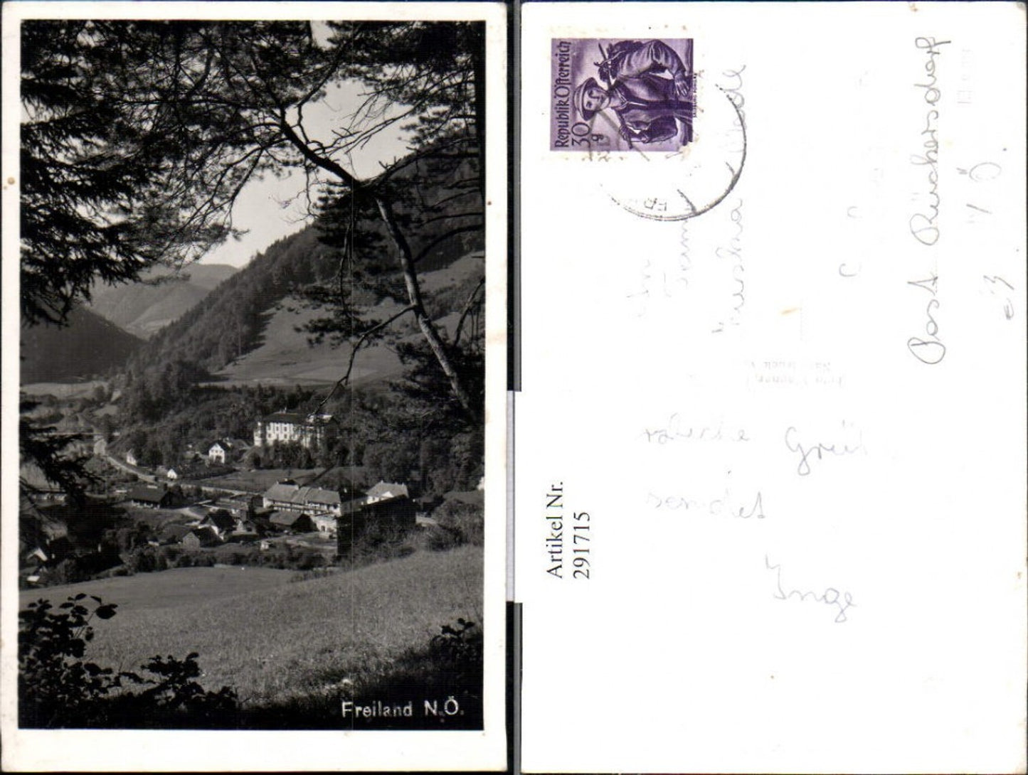 291715,Freiland Teilansicht m. Schloss