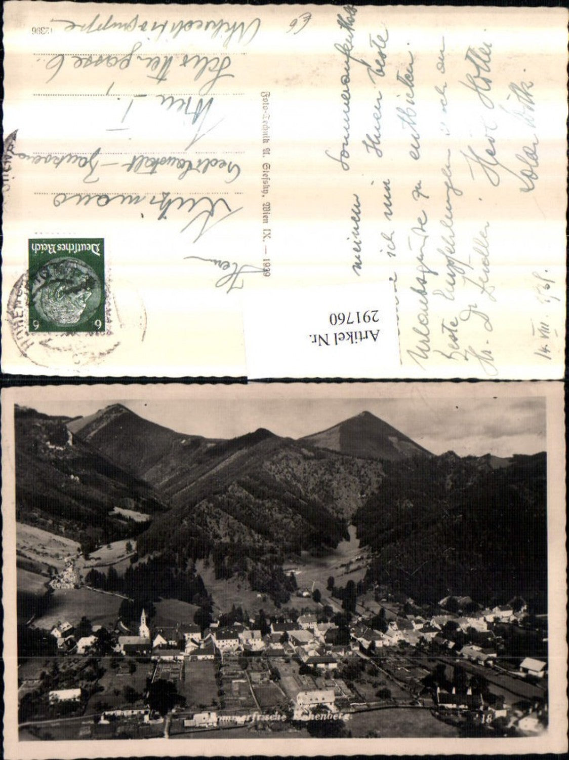 291760,Hohenberg Totale Bergkulisse