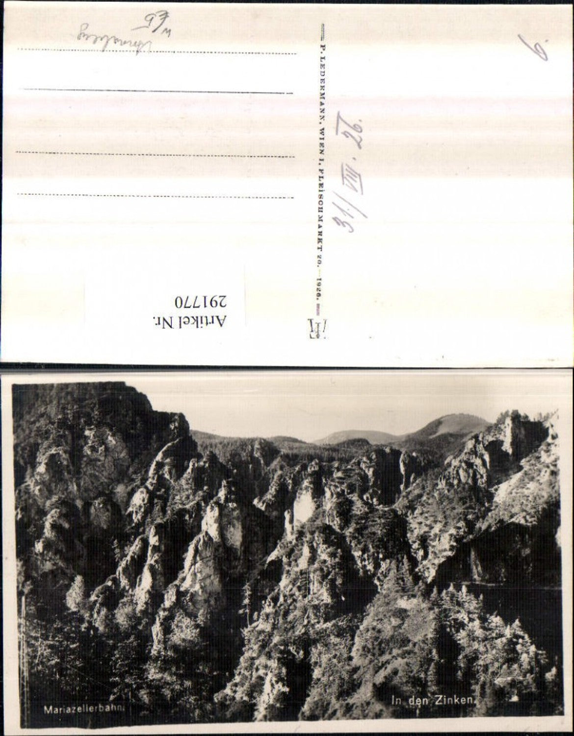 291770,Mariazellerbahn In den Zinken b. Annaberg