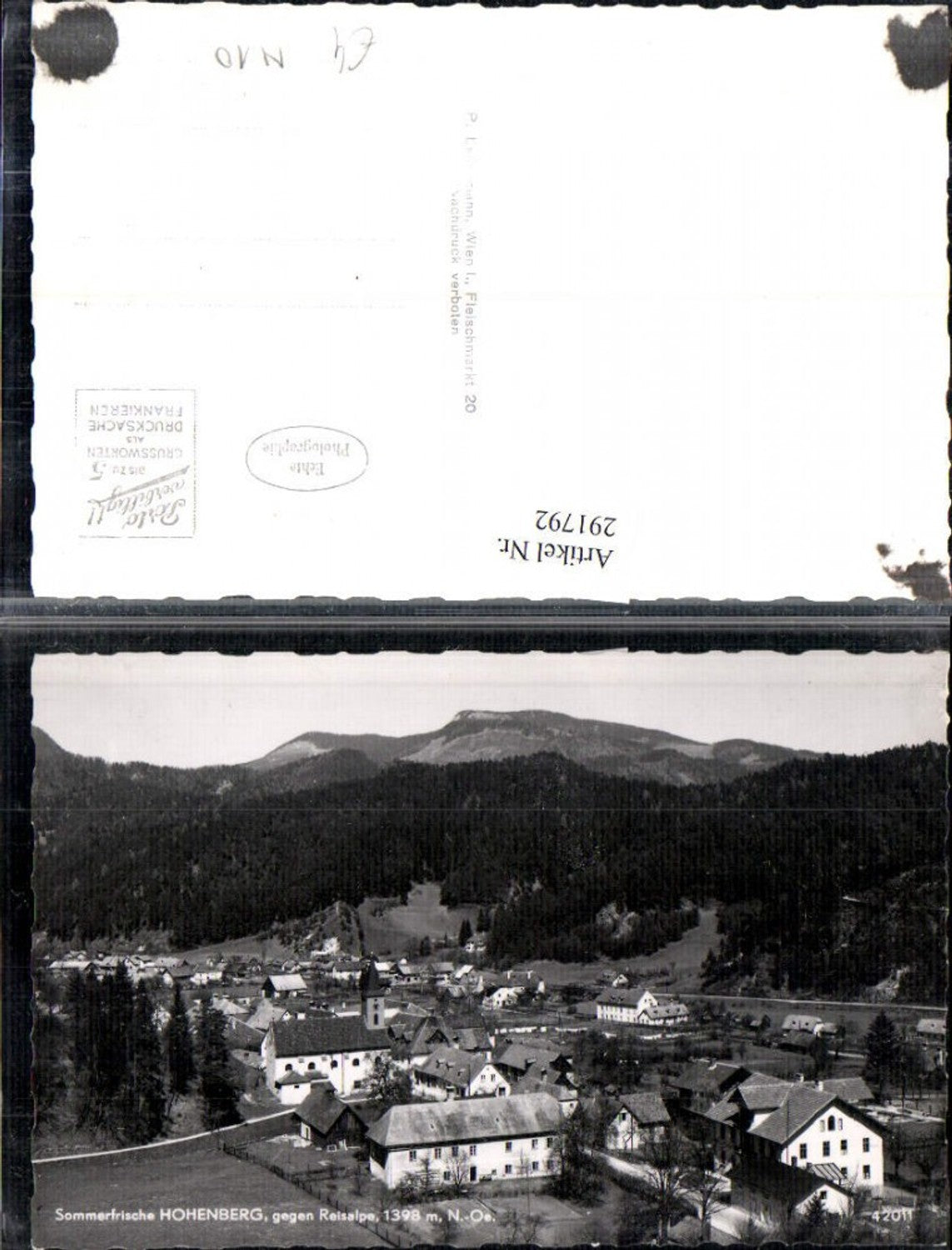 291792,Hohenberg geg. Reisalpe